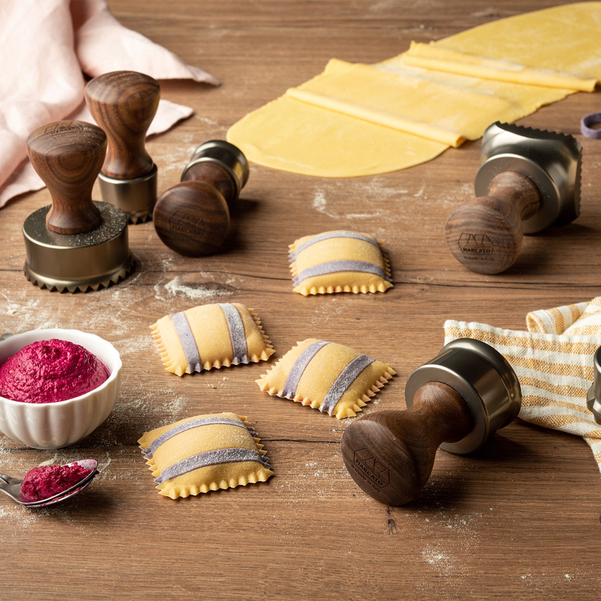 Marcato - Ravioli Ausstecher Rund abgerundete Ränder  - 50 mm