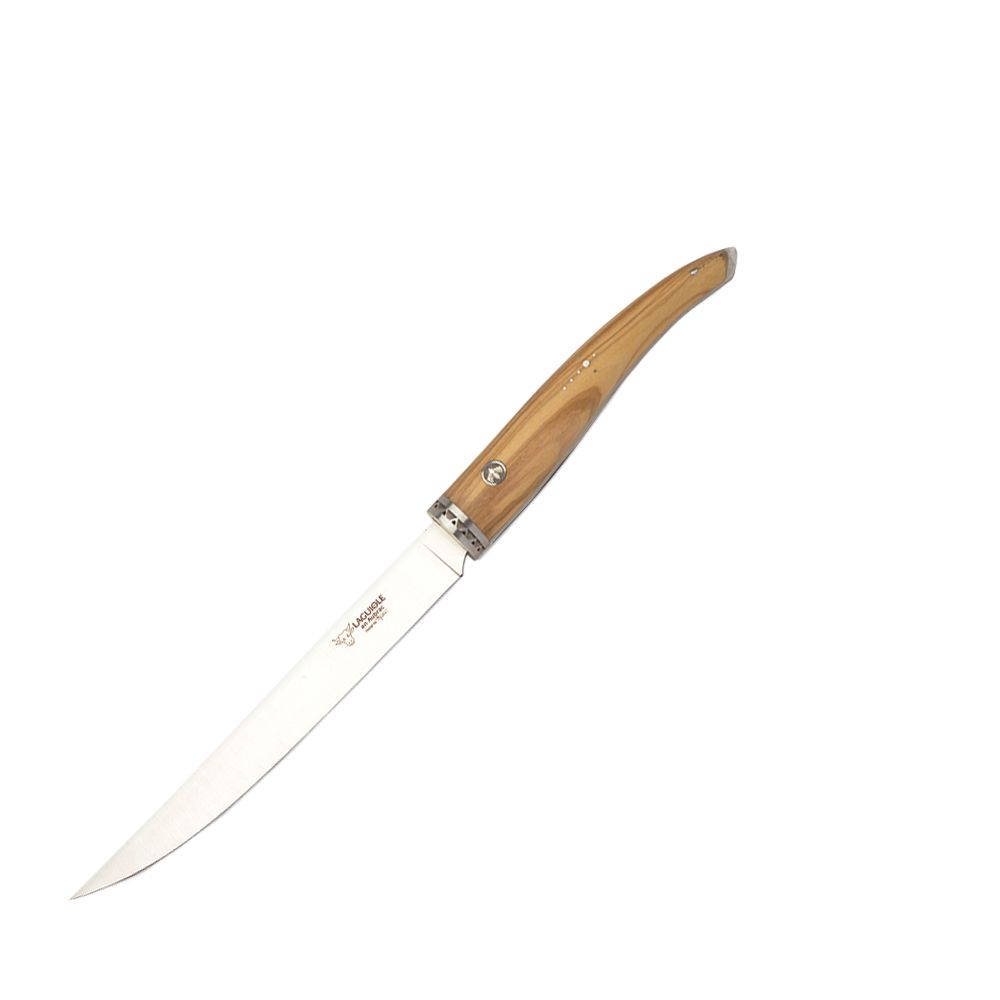 Laguiole - Messerblock + 6 Messer Gourmet Olive