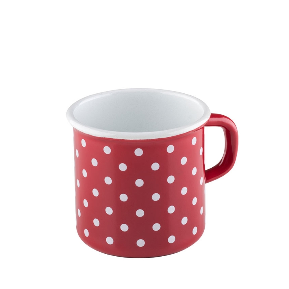 Riess COUNTRY - Polka-dot red - Pot with crimp/drinking cup Riess COUNTRY - Polka-dot red - Pot with crimp/drinking cup