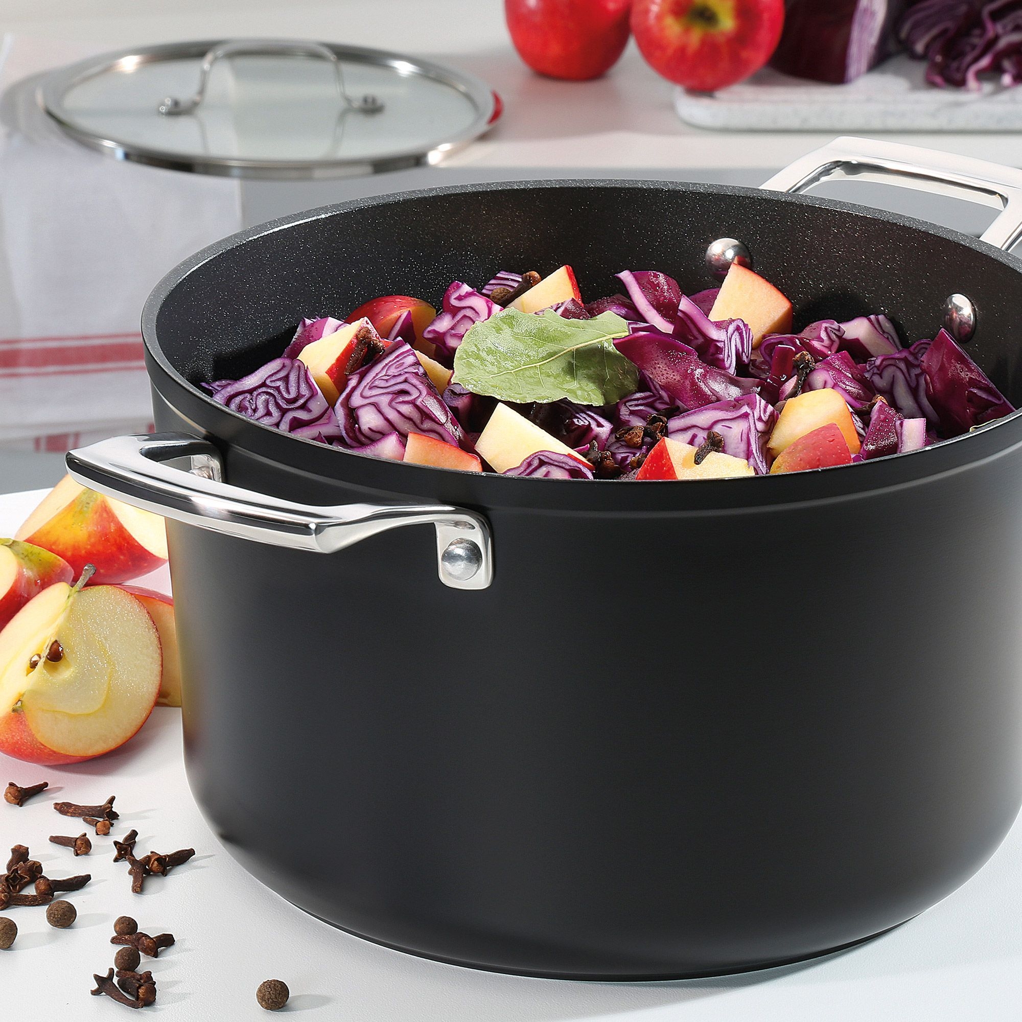 Spring - Roasting pot with glass lid MERIDIAN INTENSE PRO - 16 cm Spring - Roasting pot with glass lid MERIDIAN INTENSE PRO - 16 cm
