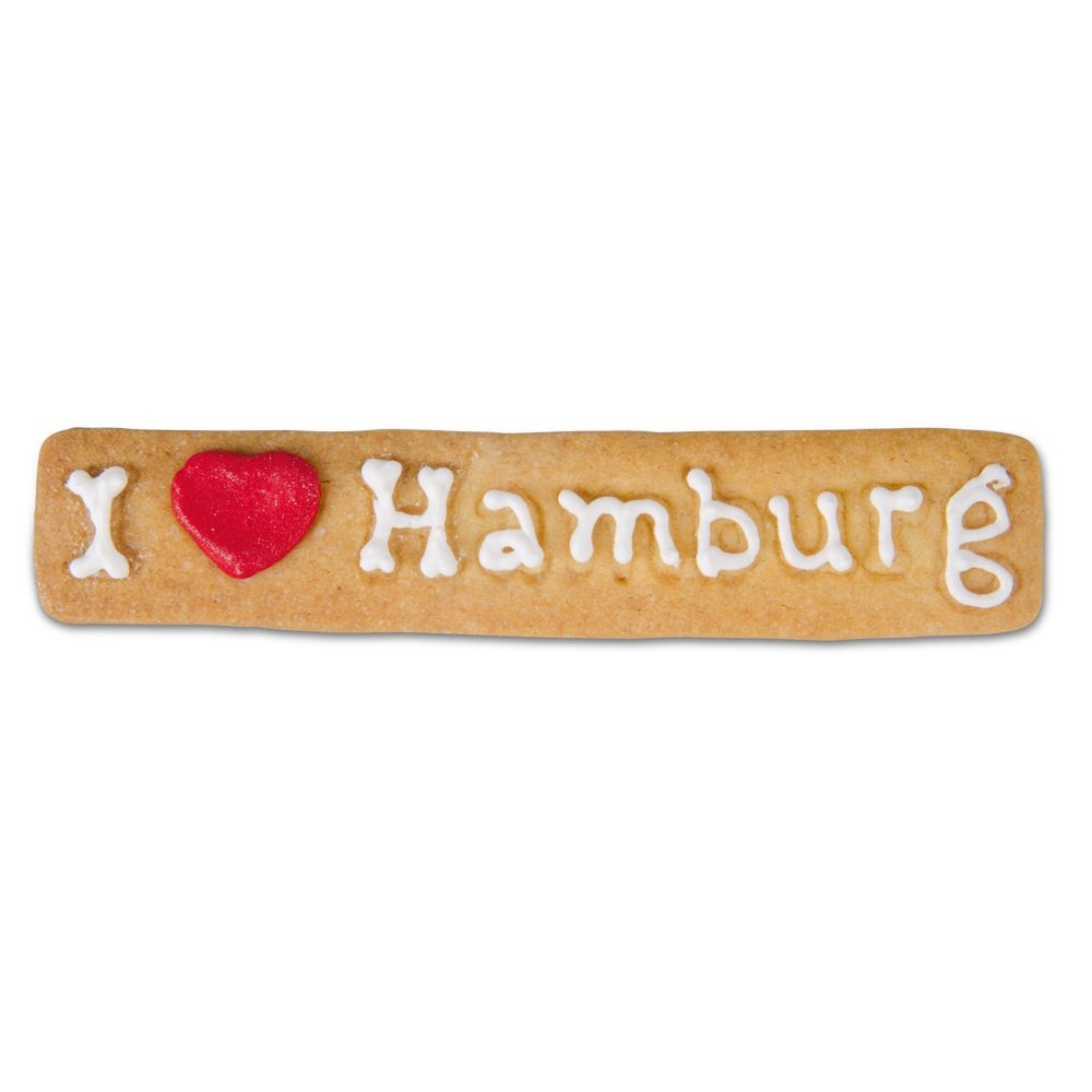 Städter - Cookie cutter I Love Hamburg - 11 cm