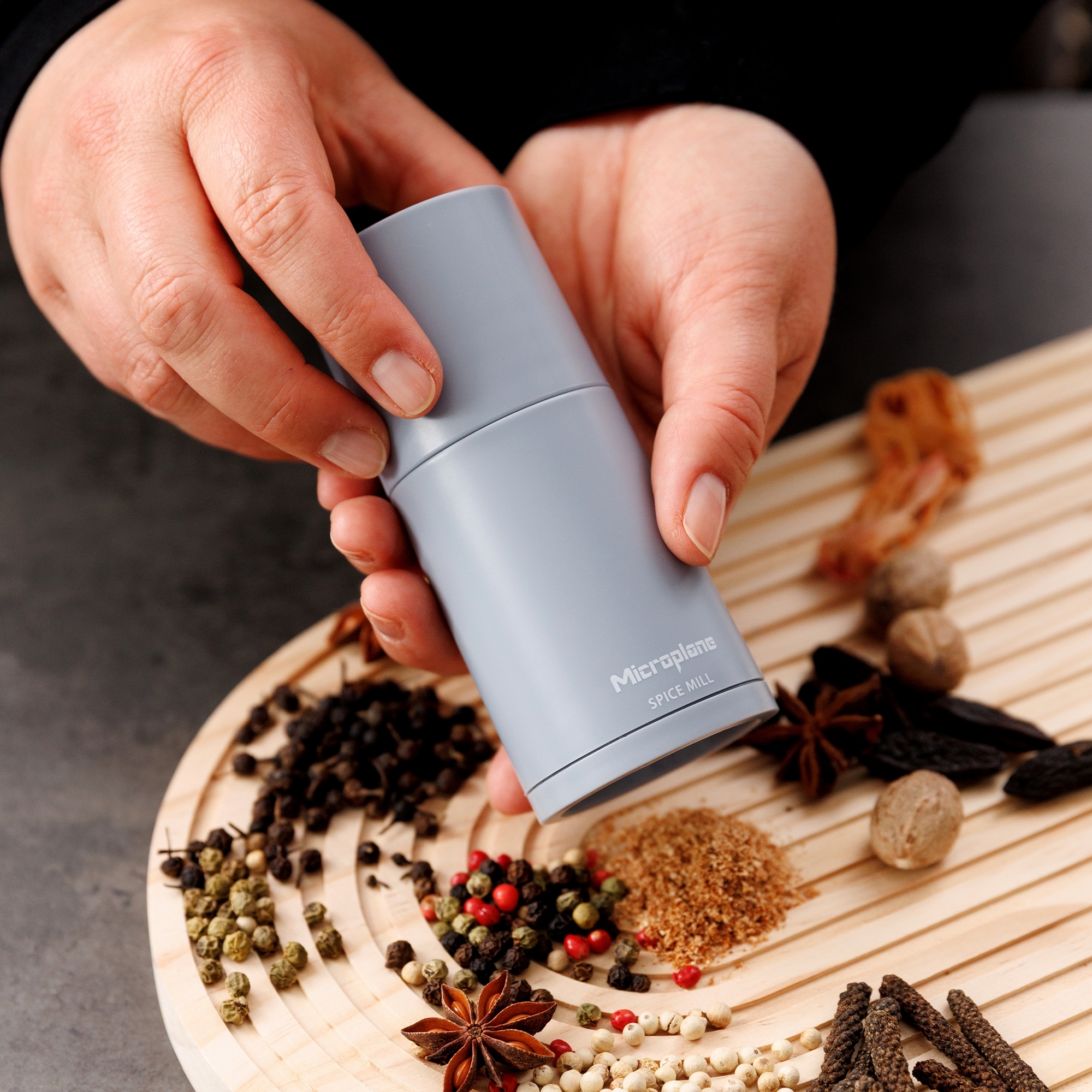 Microplane - Muskatmühle 2in1 - Sky Blue Microplane - Muskatmühle 2in1 - Sky Blue