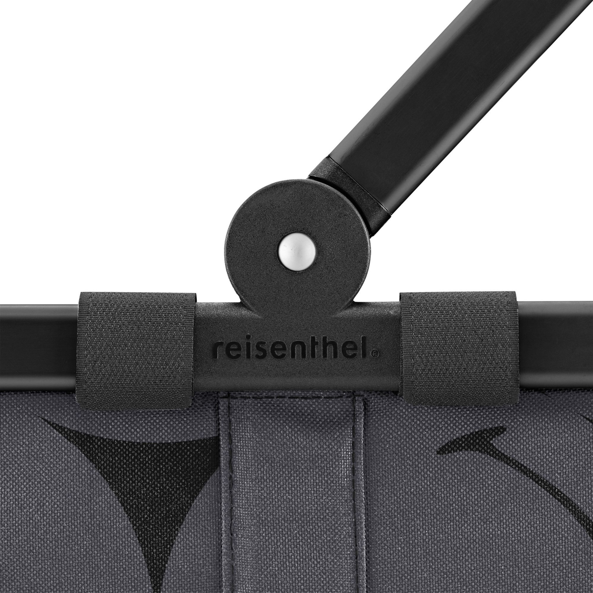 reisenthel shopping basket handle detail black