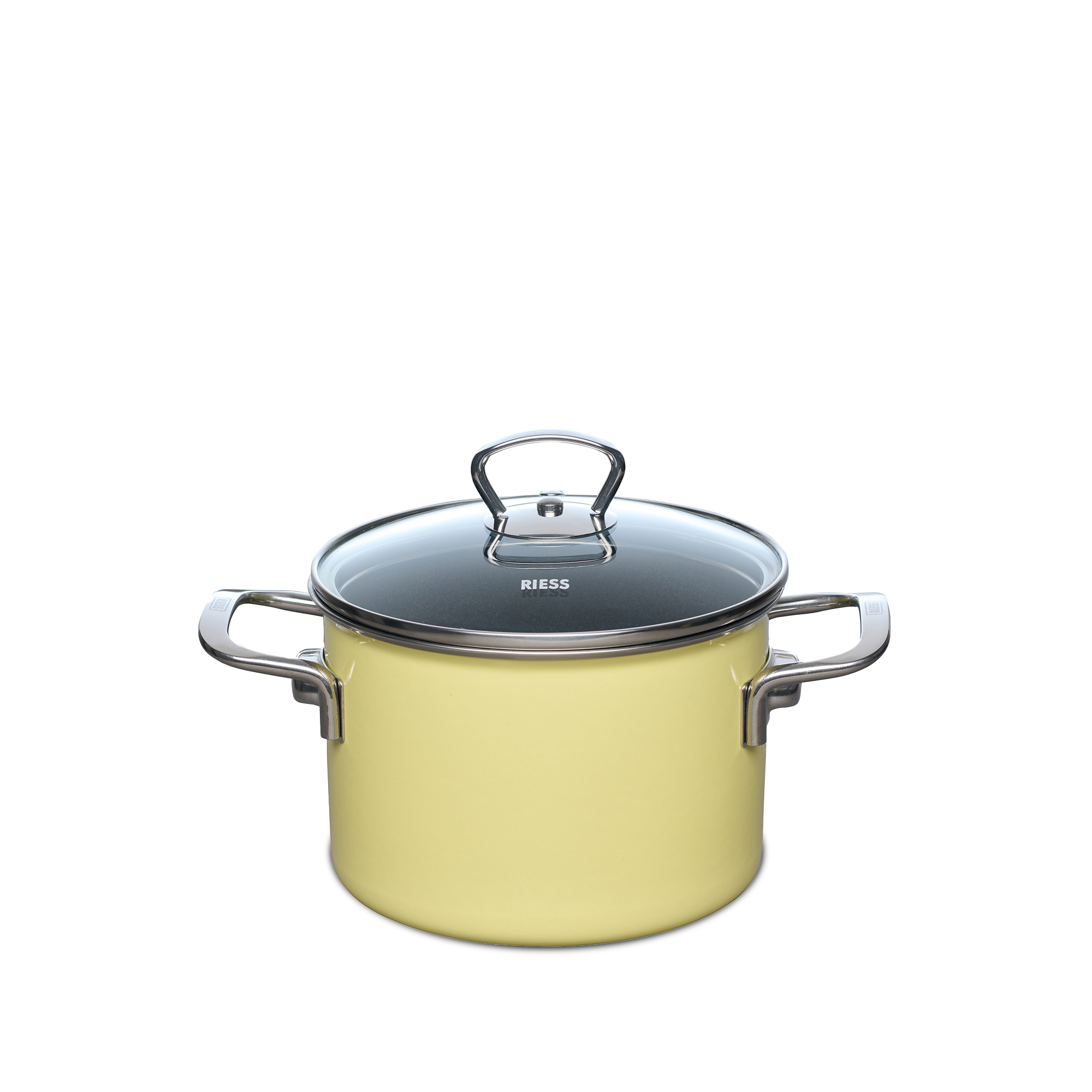Riess - NOUVELLE PUR - Lemon - meat pot with glass lid 16 cm
