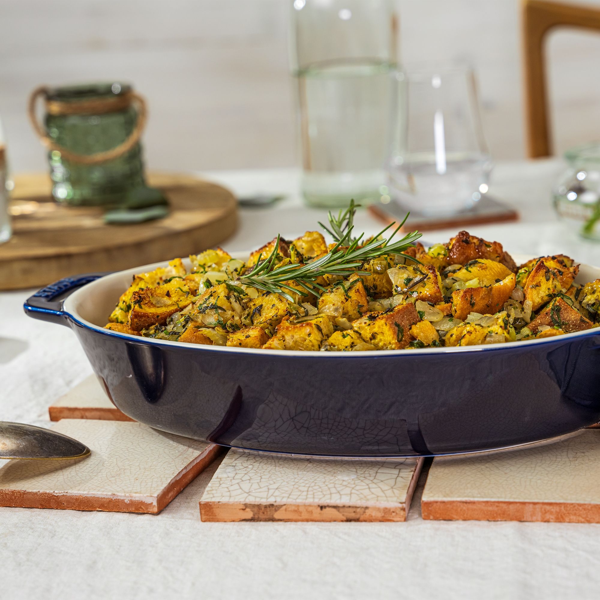 STAUB - Ceramic Baking Dish | Oval | 37 cm | dark blue