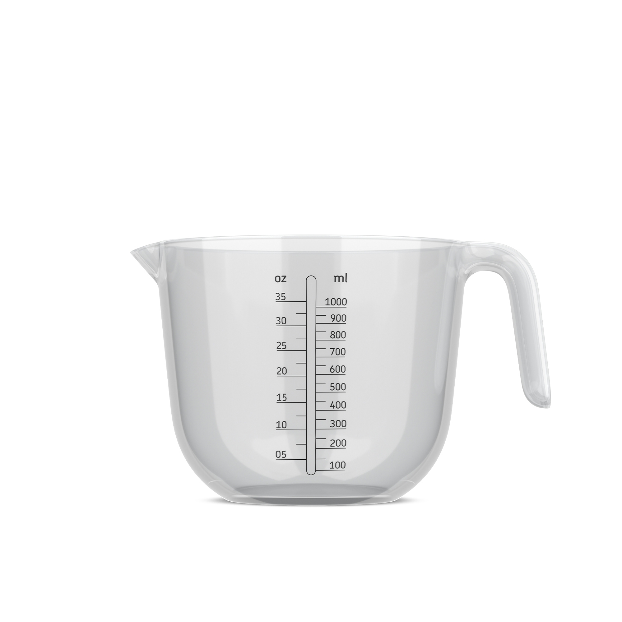 Transparenter Mepal Chef It Messbecher 1000 ml