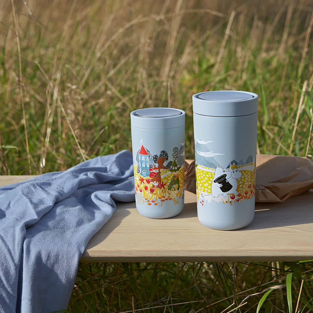 Stelton - To Go Click Thermobecher - 200 ml - Moomin Cloud