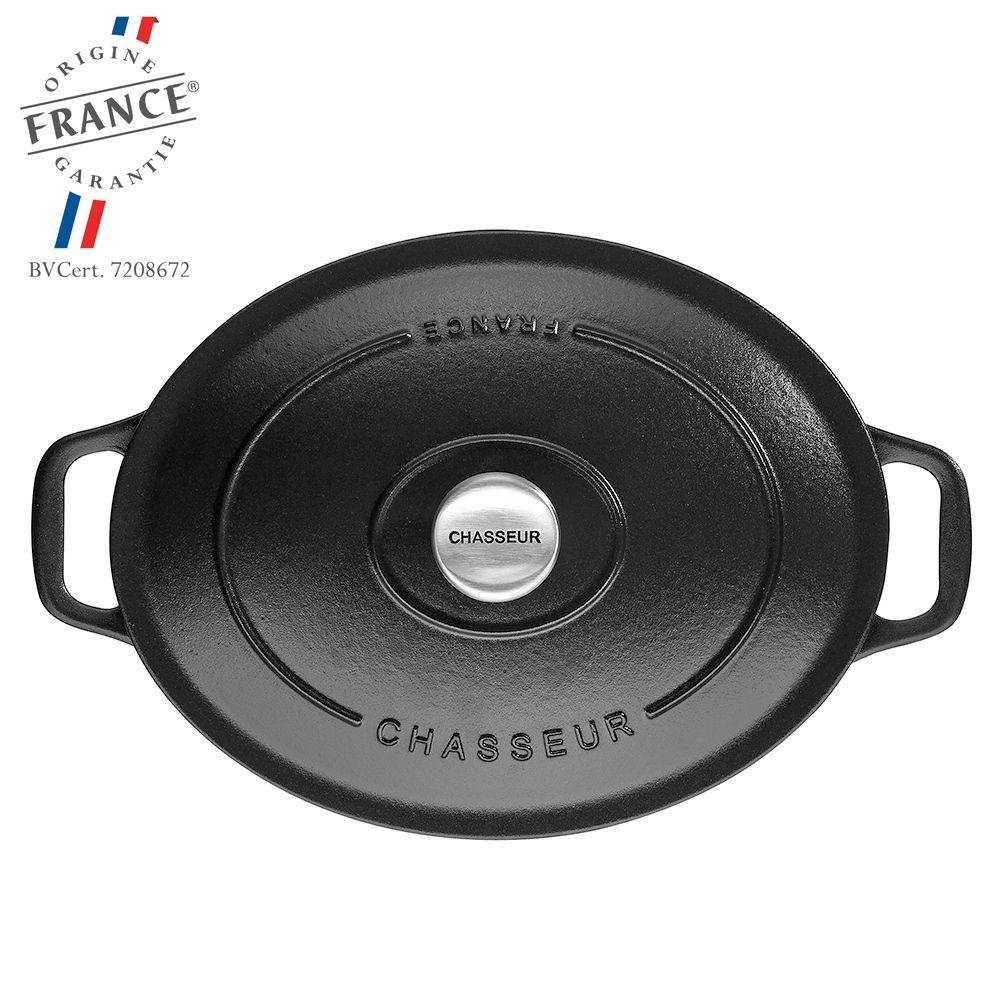 Chasseur - Ovaler Bräter - Schwarz Matt Chasseur - Ovaler Bräter - Schwarz Matt