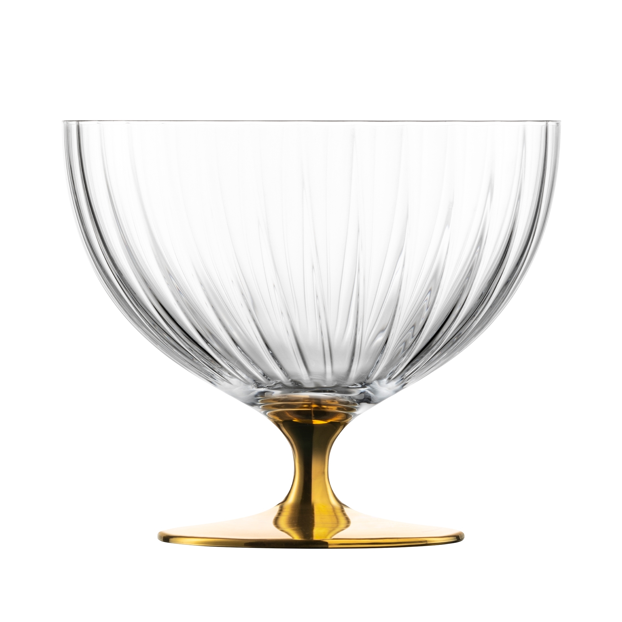 Eisch - Footed bowl gold, 22 cm, gold