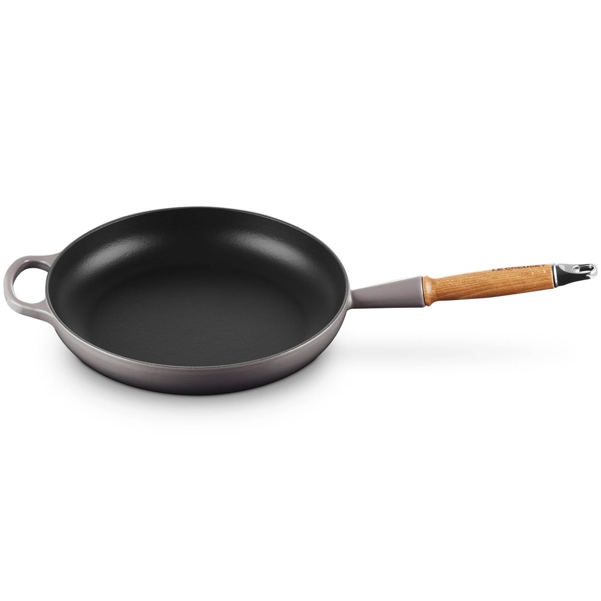 Le Creuset - Bratpfanne Signature mit Holzgriff - Flint
