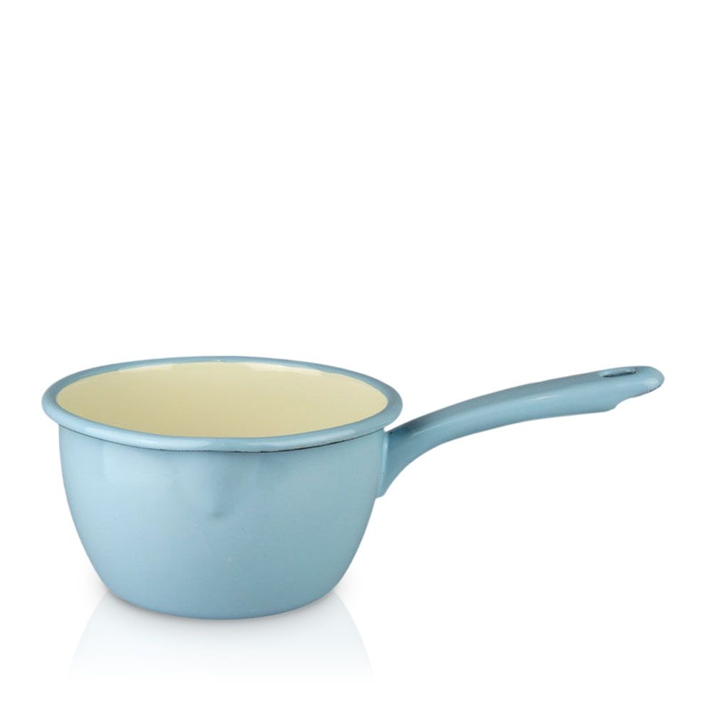 Münder Email - Stielkasserolle Ø 14 cm, hellblau Münder Email - Stielkasserolle Ø 14 cm, hellblau