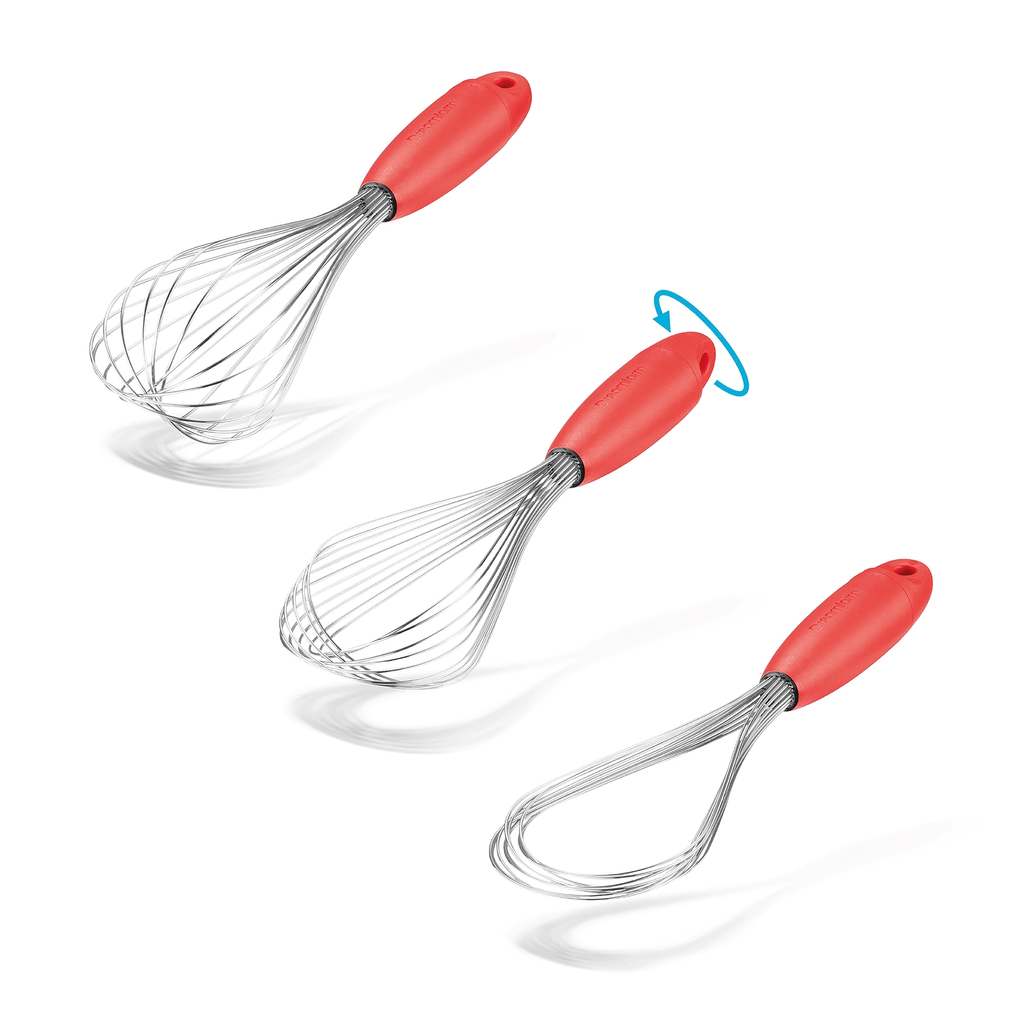 Dreamfarm - Flisk, 29 cm - Schneebesen, rot Dreamfarm - Flisk, 29 cm - Schneebesen, rot