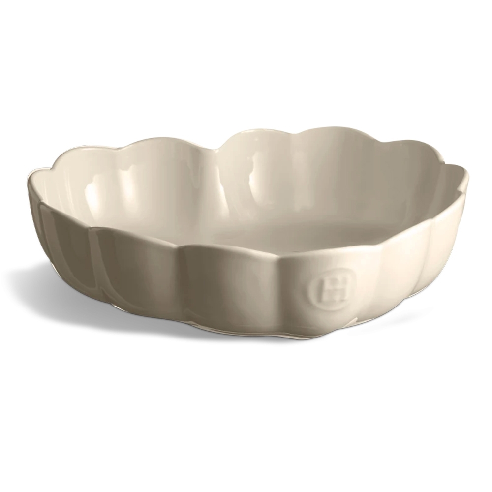 Emile Henry - Herzform 26,5 x 24,5 cm - Madeleine | Ton Emile Henry - Herzform 26,5 x 24,5 cm - Madeleine | Ton
