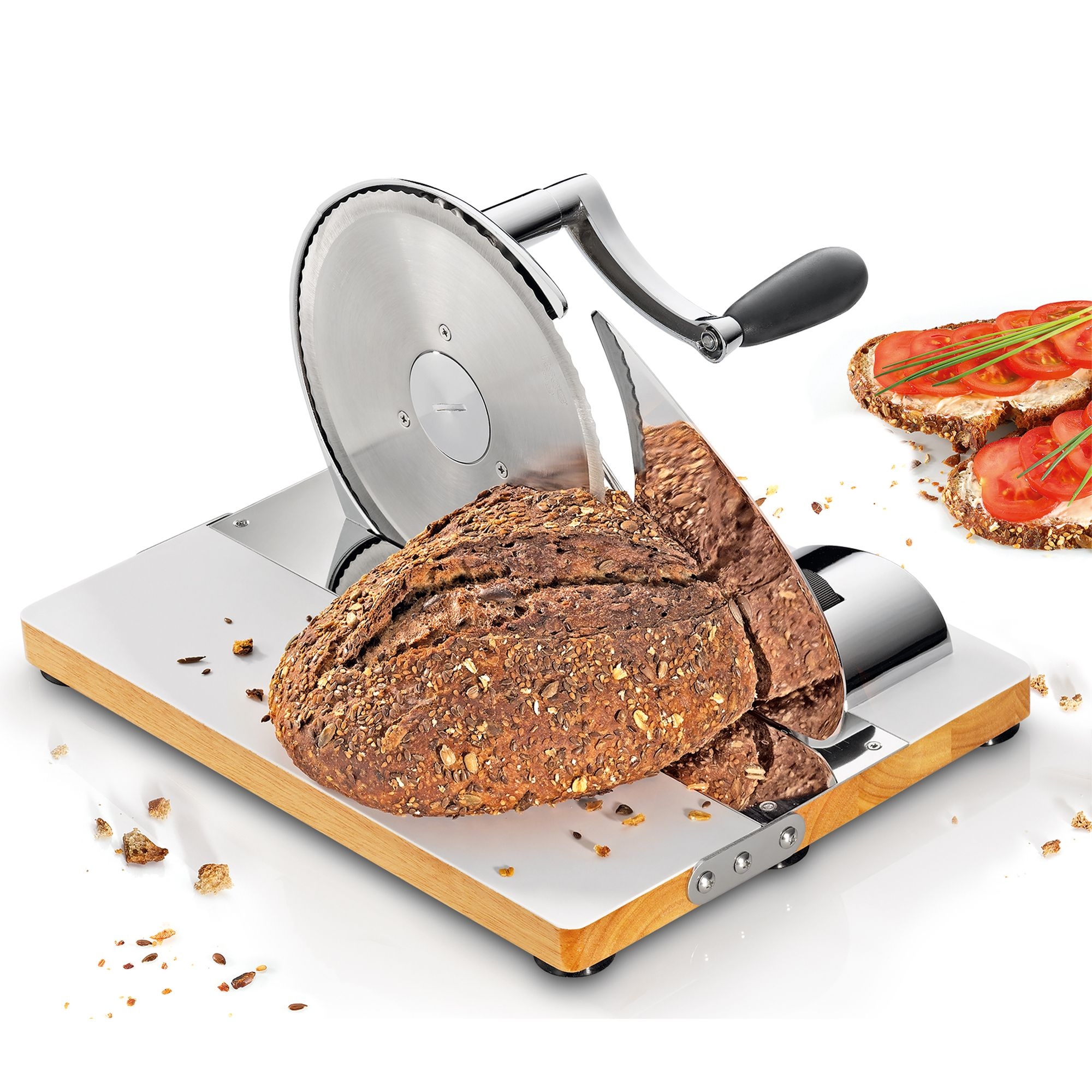 Zassenhaus - Bread Slicer - VINTAGE - Chrome