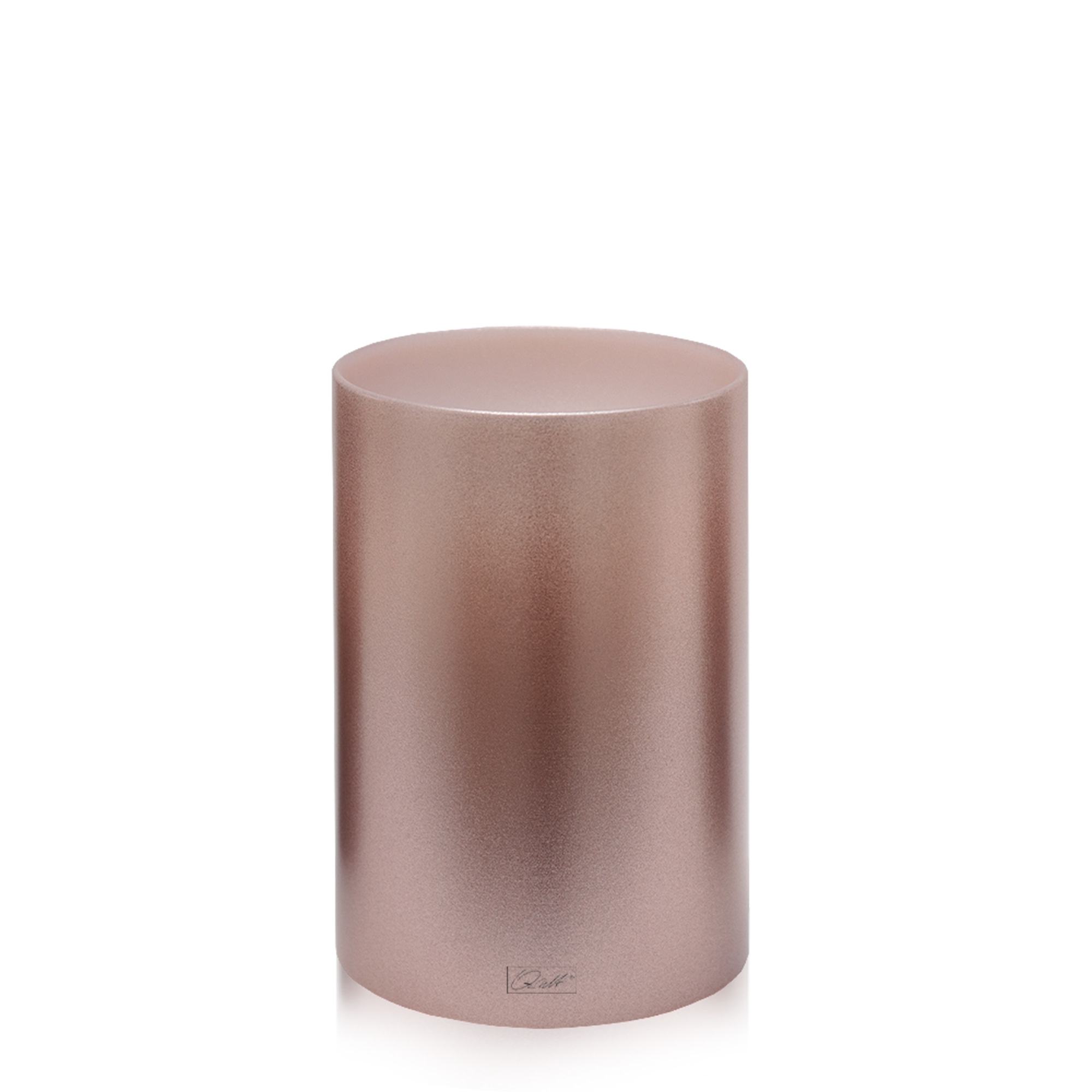 Qult Farluce Inside - Teelichthalter in Kerzenform Ø 8 cm - Rose Gold