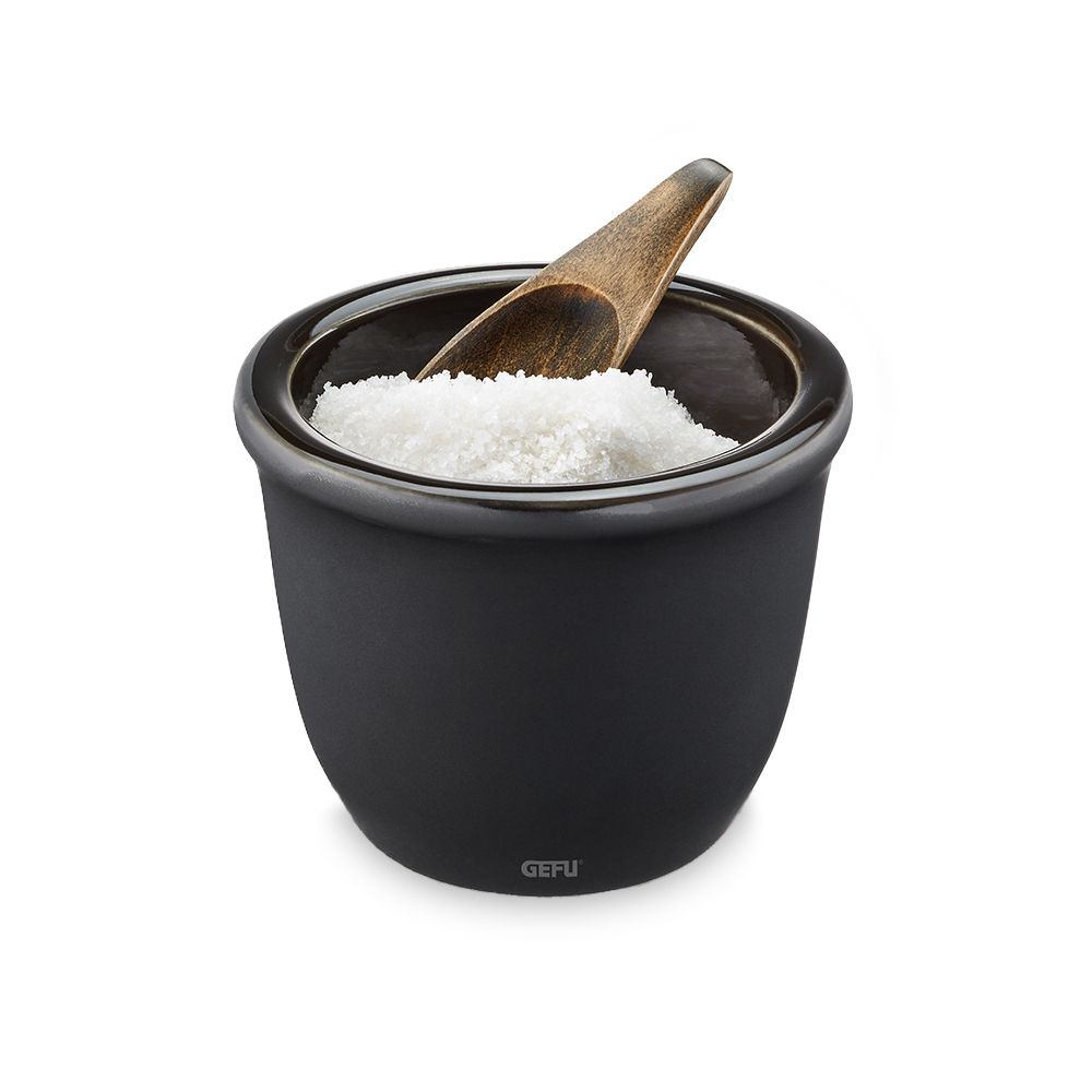 Gefu - Salt and spice jar X-PLOSION®, black