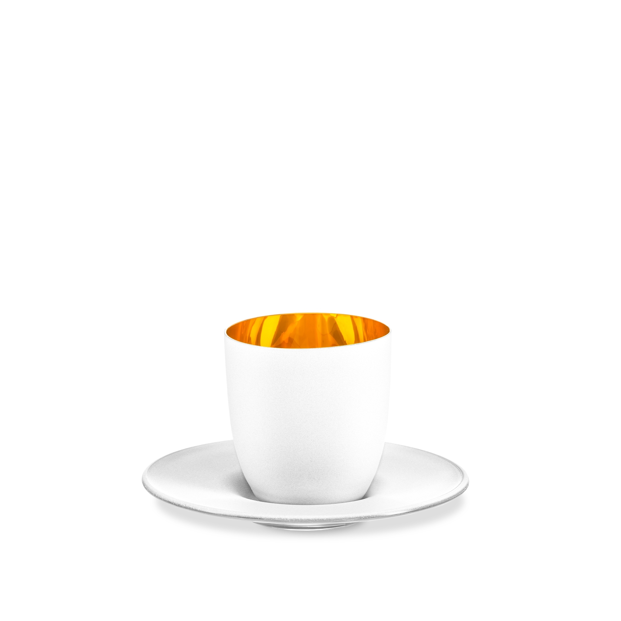 Eisch - COSMO COLLECT Espresso Set, white/gold