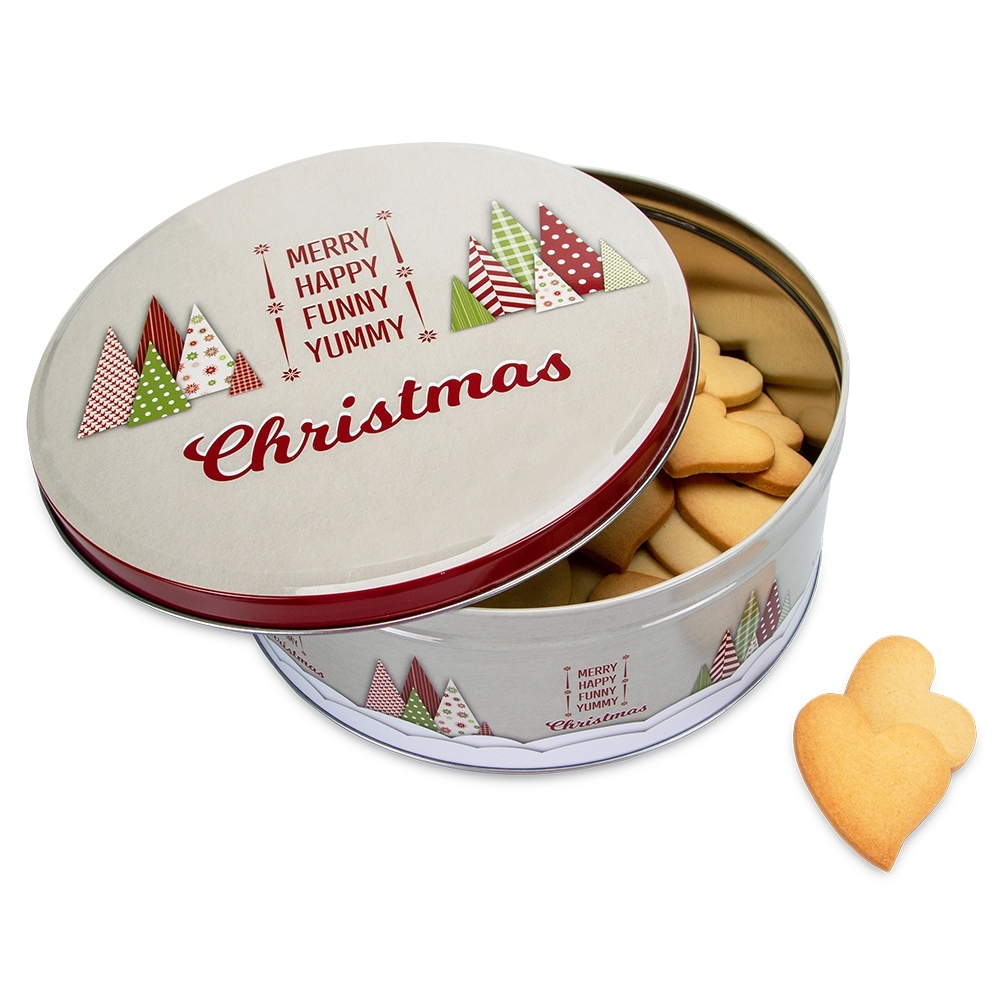 Städter - Cookie box - Yummy Christmas - Colorful - round large