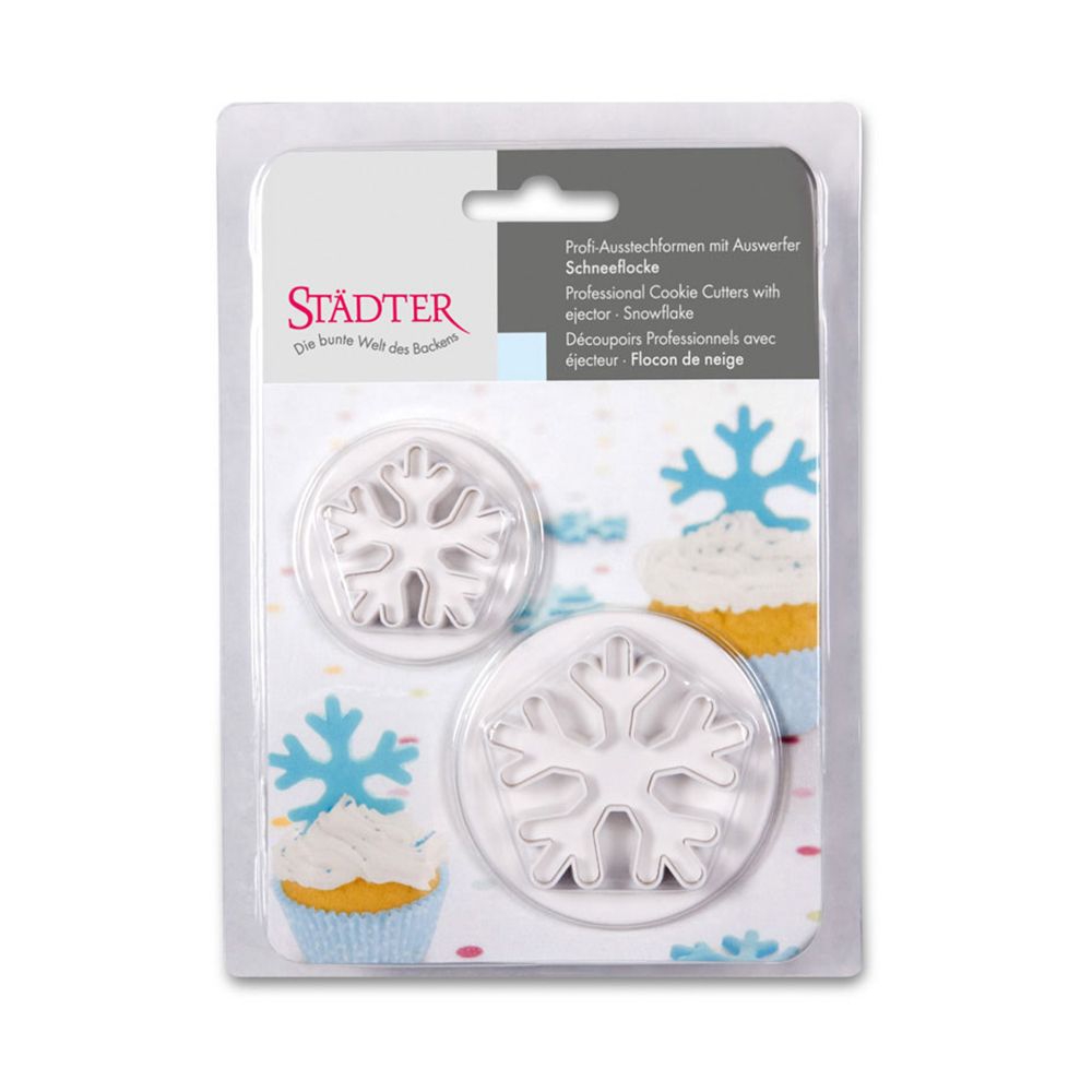 Städter - Professional cutter Snowflake - 40 / 55 mm - Set, 2 pieces
