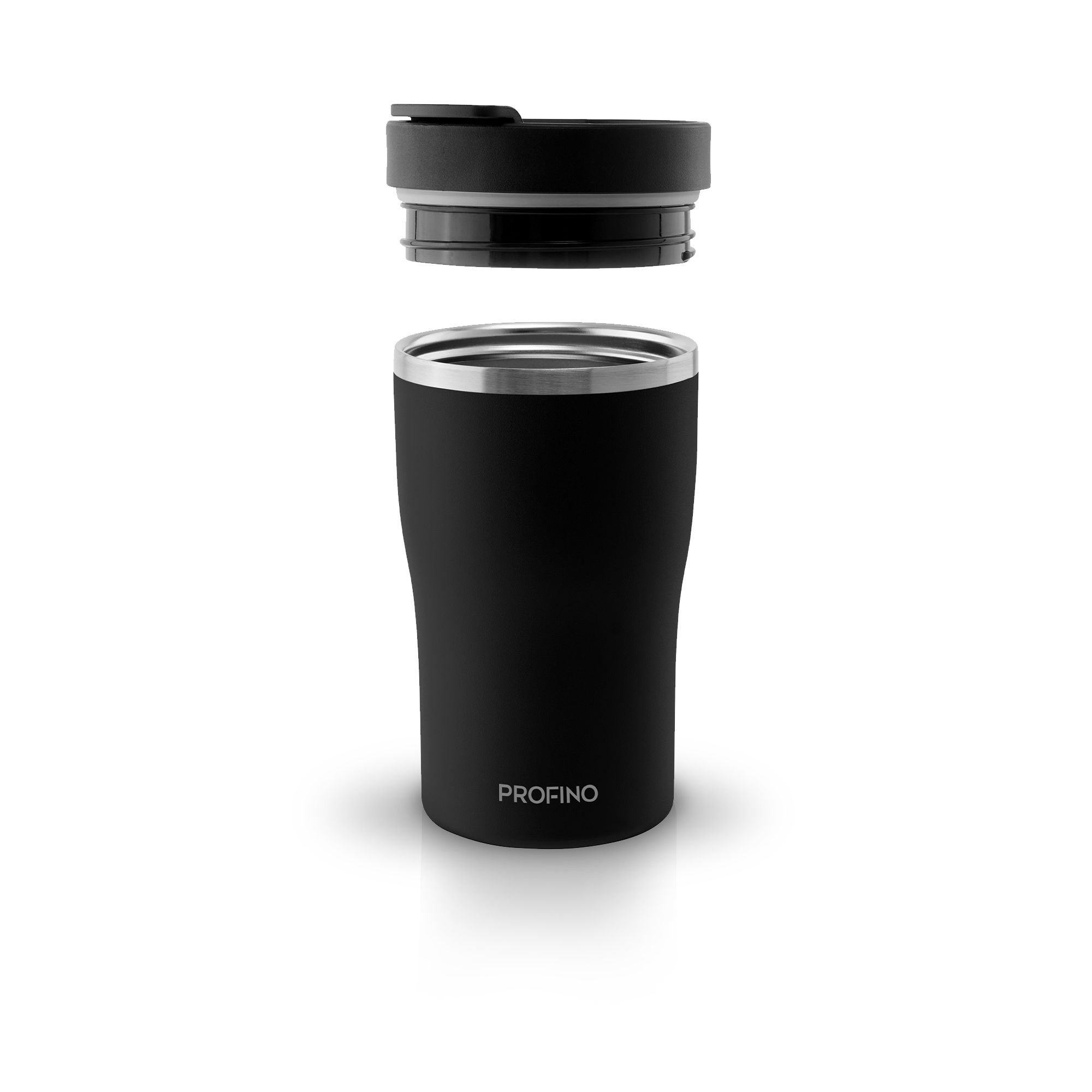 Profino - Barista coffee mug - 250 ml - Black