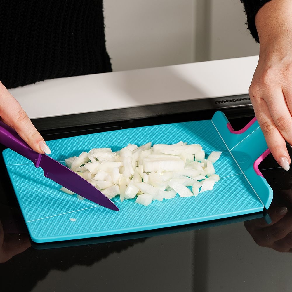 Kochblume - folding cutting board 34 x 18.5 cm, lime Kochblume - folding cutting board 34 x 18.5 cm, lime