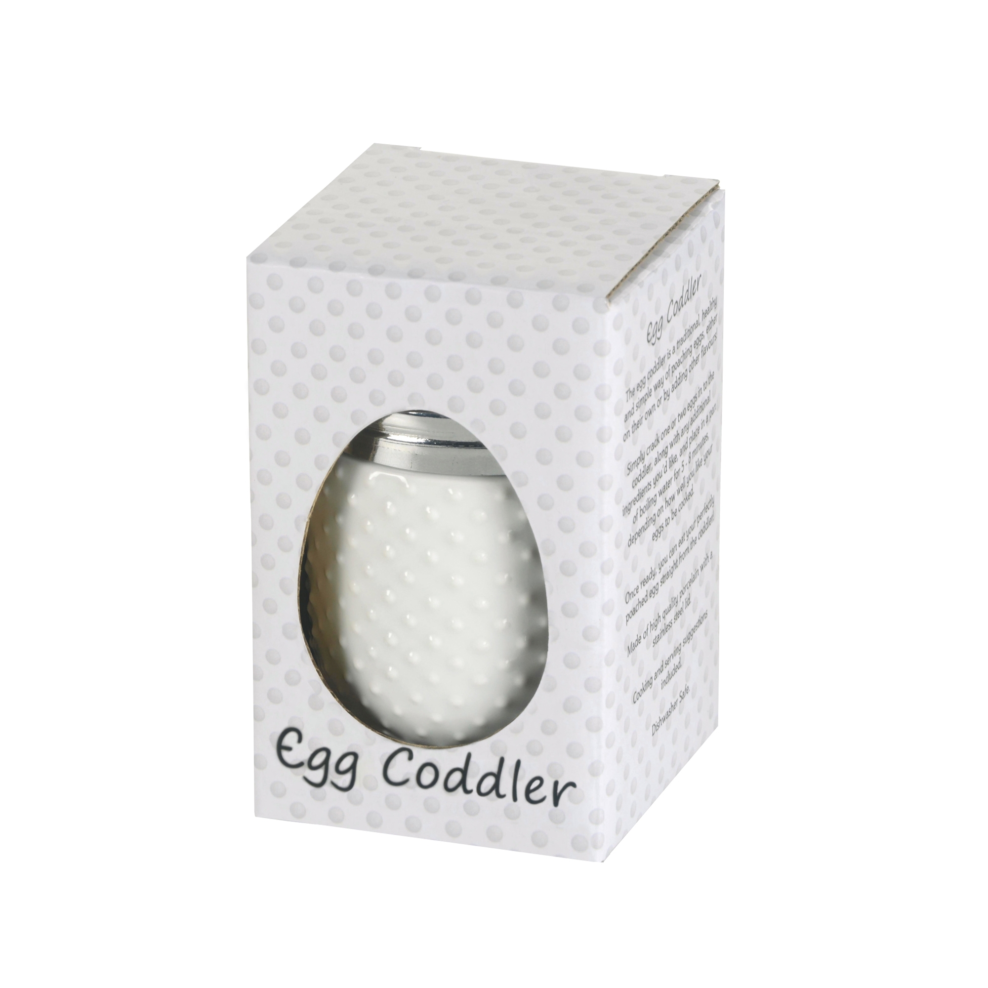BIA - Dotted Egg Coddler - White