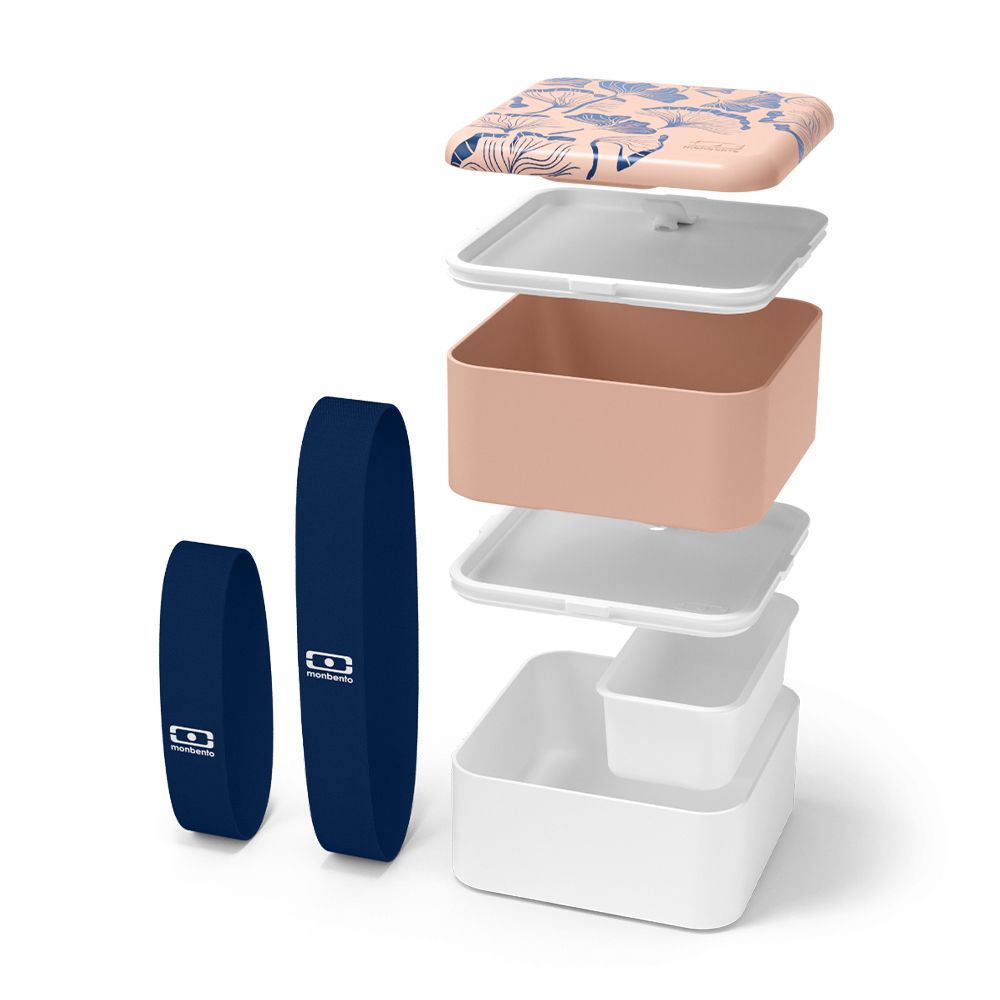 monbento - Square Bento Box Graphic Ginkgo monbento - Square Bento Box Graphic Ginkgo