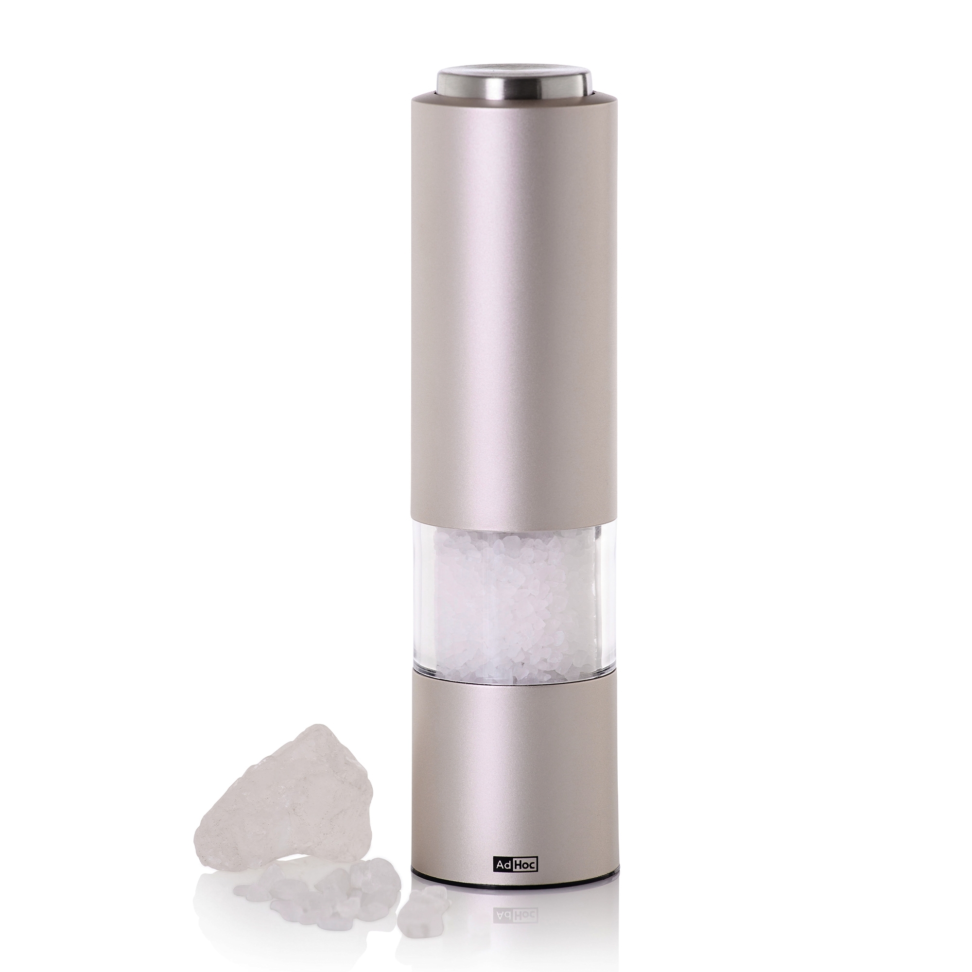 AdHoc - eMill.3 Electric Pepper or Salt Mill - 21.5 cm | Light Grey