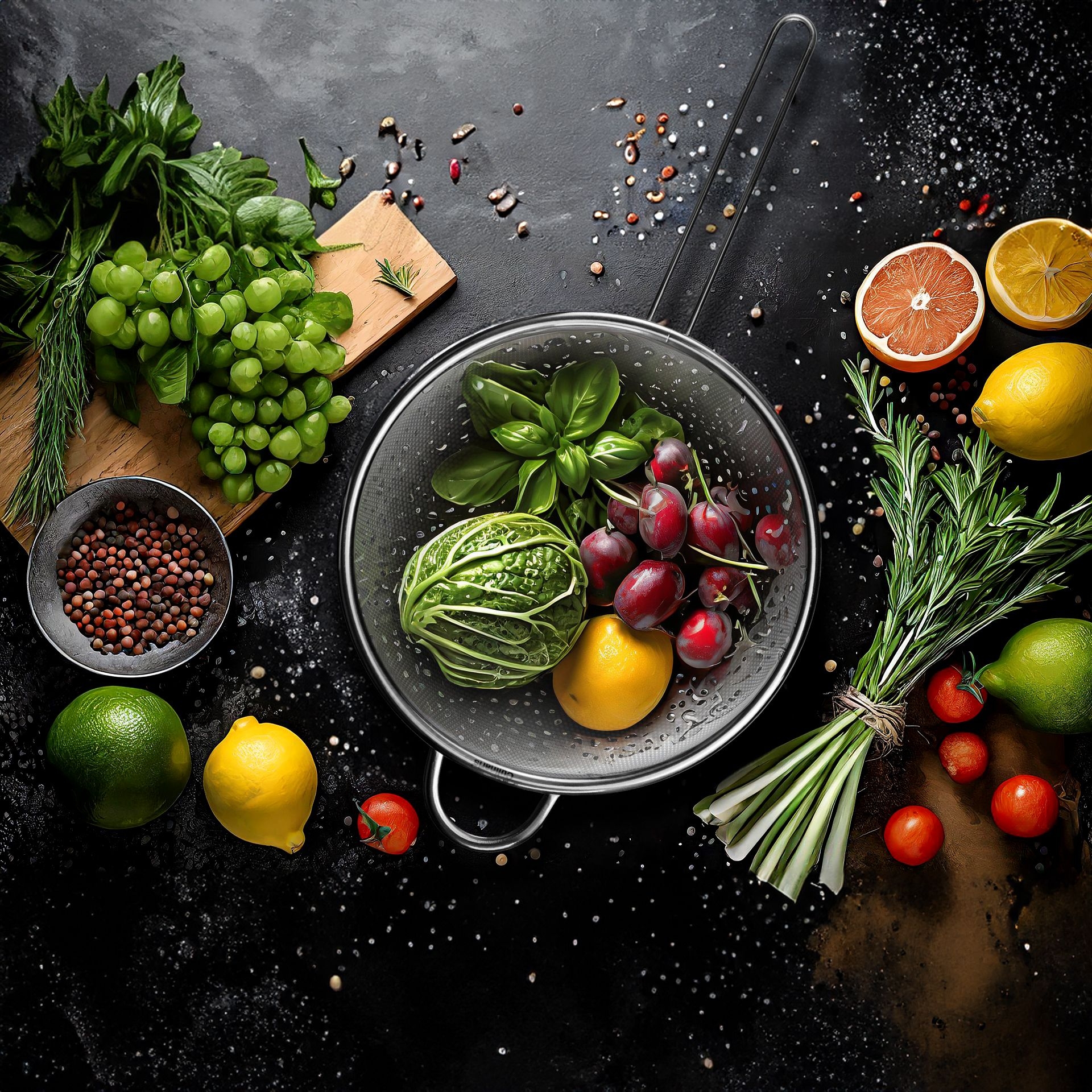 Seiher mit Griff - Separati - 23,5 cm | Culinaris Seiher mit Griff - Separati - 23,5 cm | Culinaris