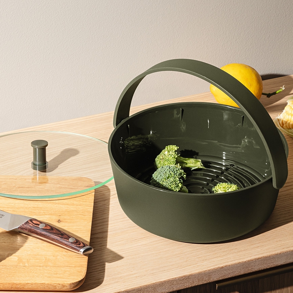 Eva Solo - Steamer for Microwave Oven - GREEN TOOL Eva Solo - Steamer for Microwave Oven - GREEN TOOL