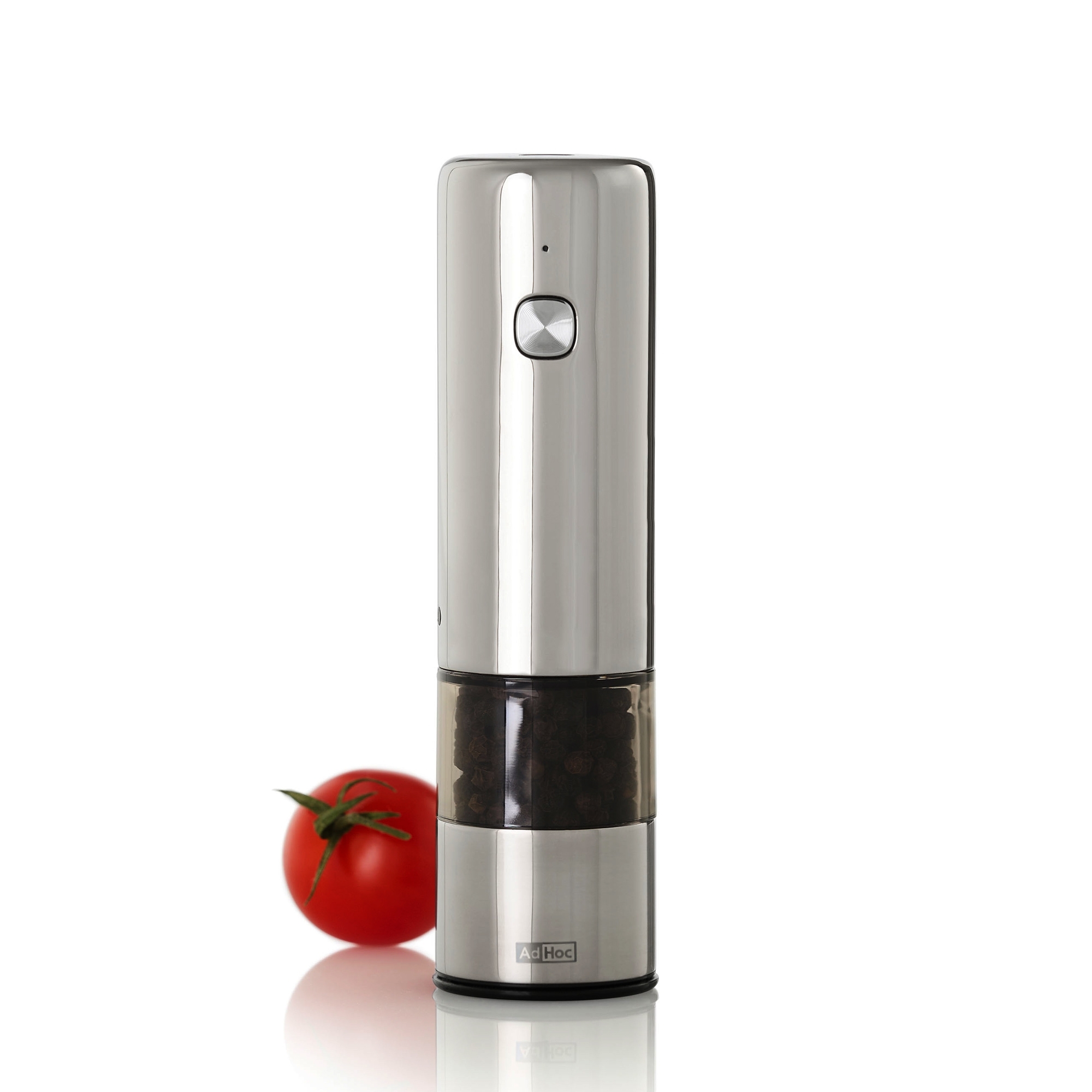 AdHoc - i.Mill Electric Pepper and Salt Mill - 14 cm | Polished Stainless Steel