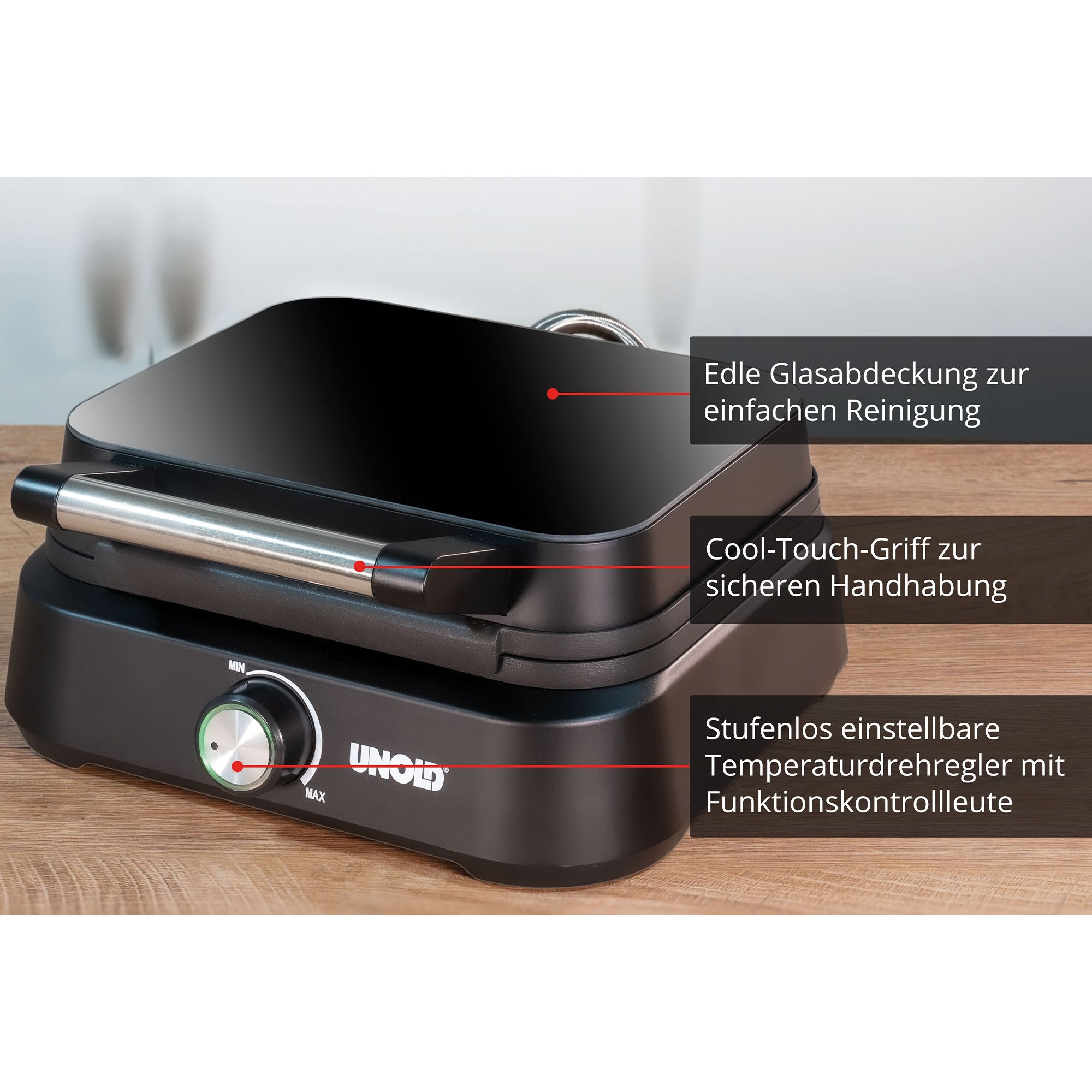 Unold - Belgisches Waffeleisen Brüssel Unold - Belgisches Waffeleisen Brüssel