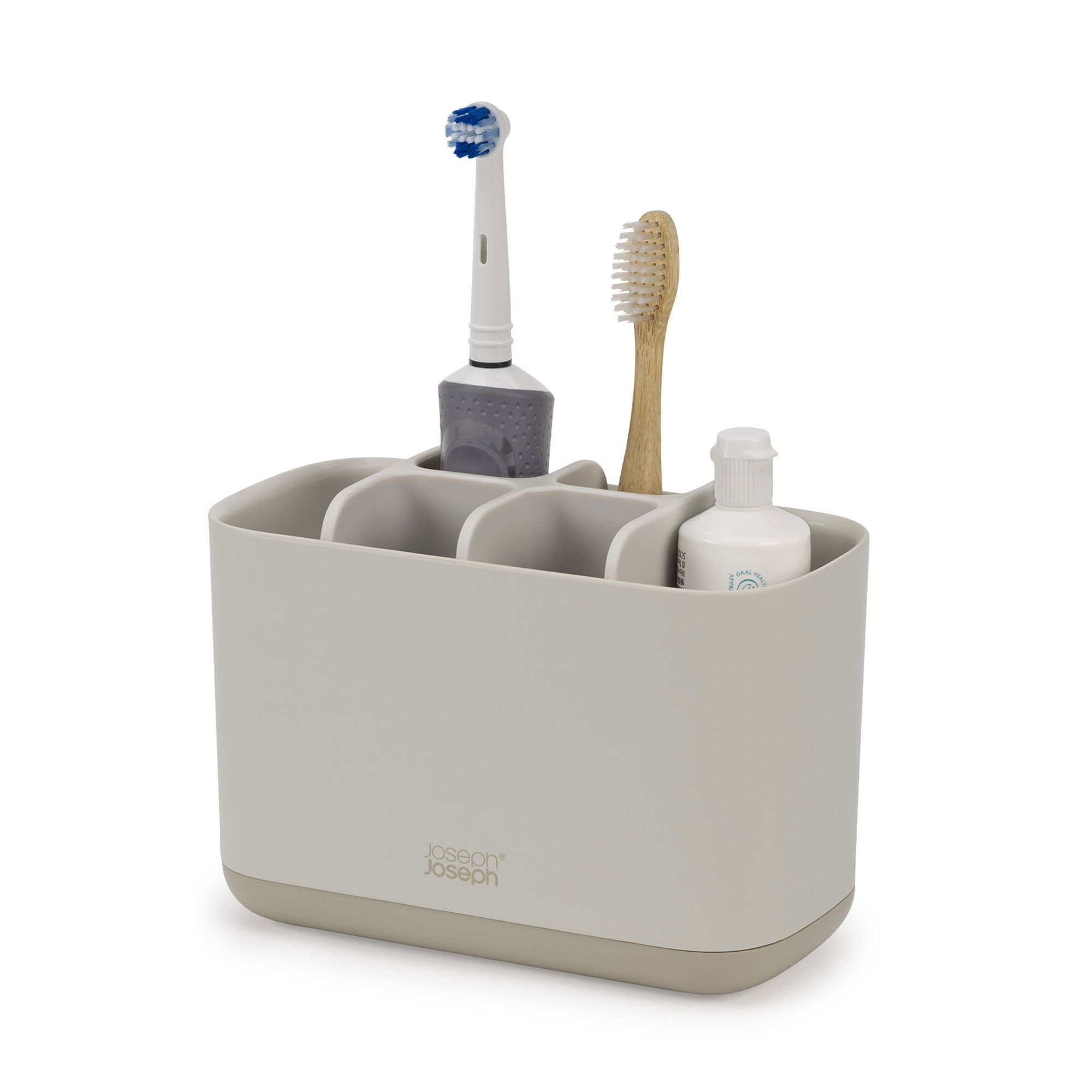 Joseph Joseph - EasyStore™ large toothbrush holder - ecru Joseph Joseph - EasyStore™ large toothbrush holder - ecru