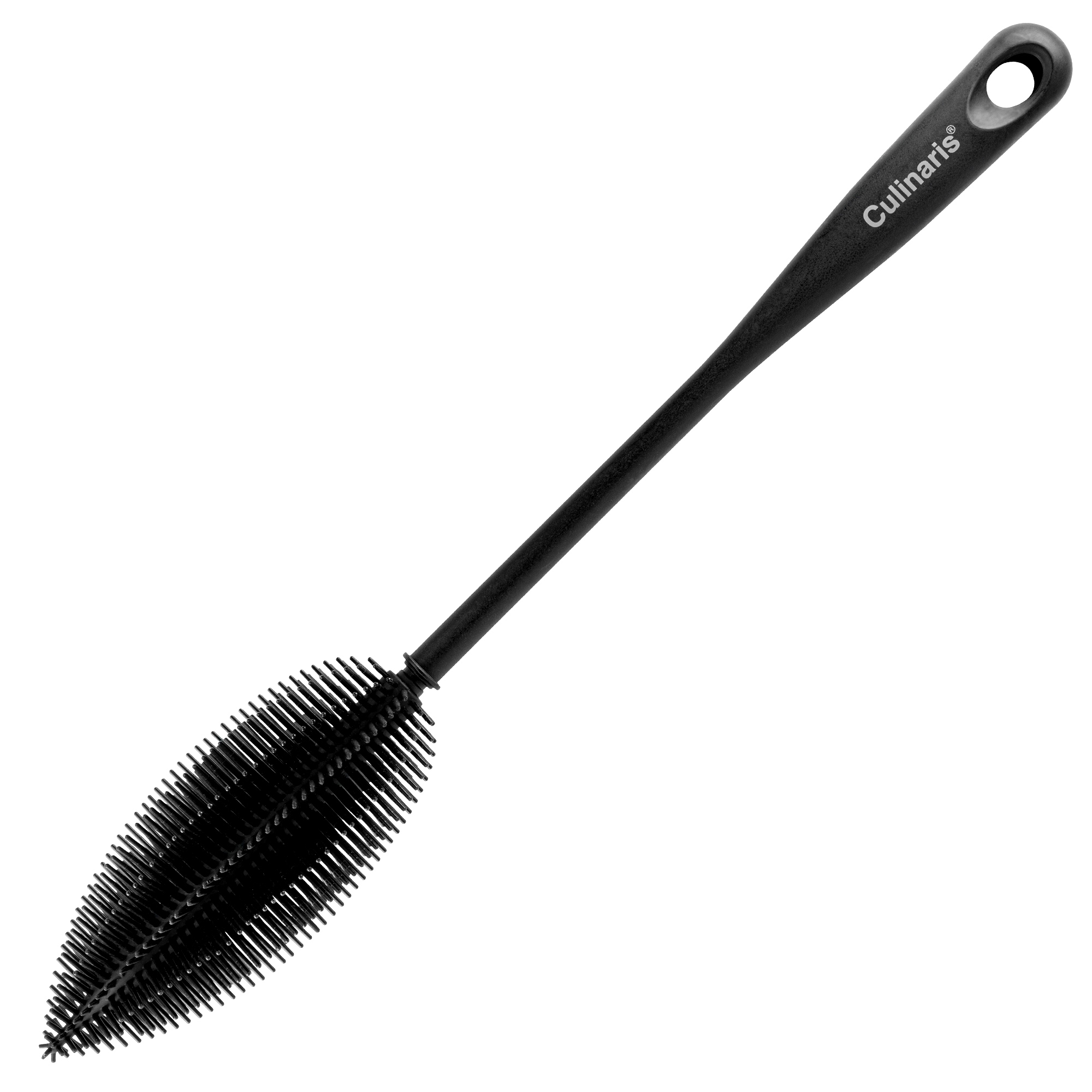 Bottle Brush - silicone - black | Culinaris