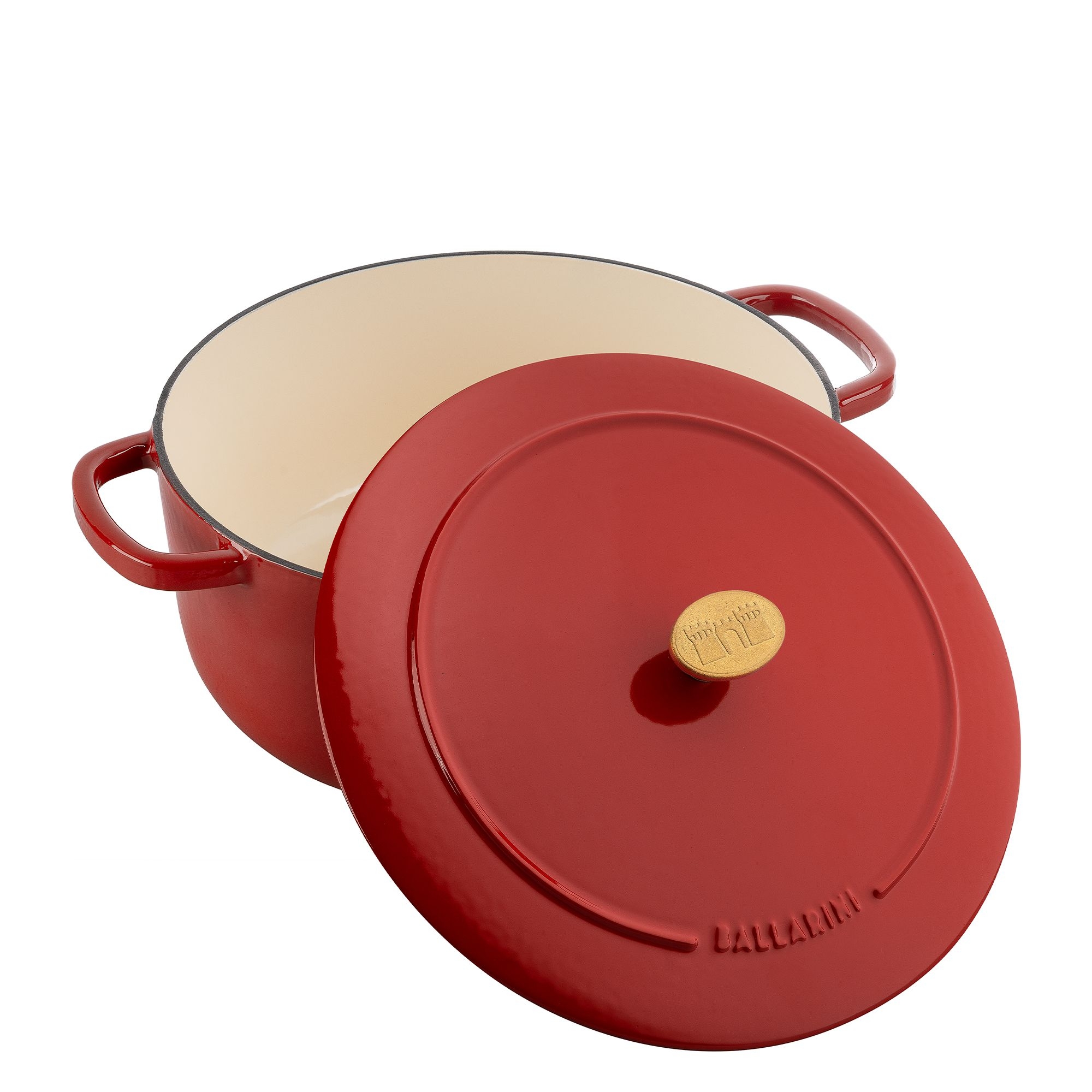 BALLARINI - Cocotte | Bellamonte | round | 28 cm | Red