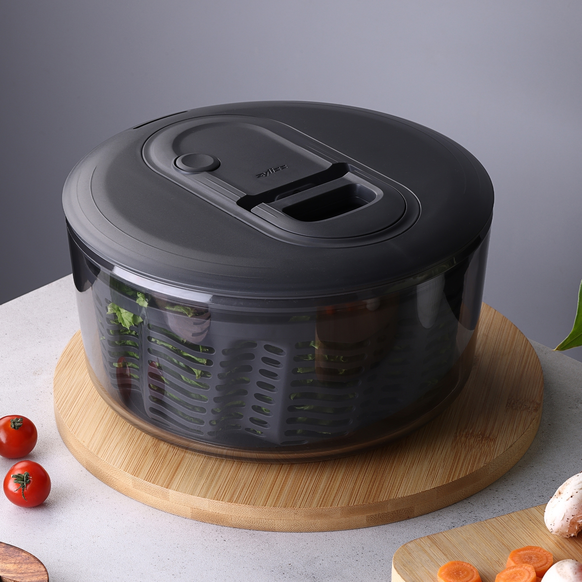 ZYLISS -  Easy Spin Salad Spinner | Plastic