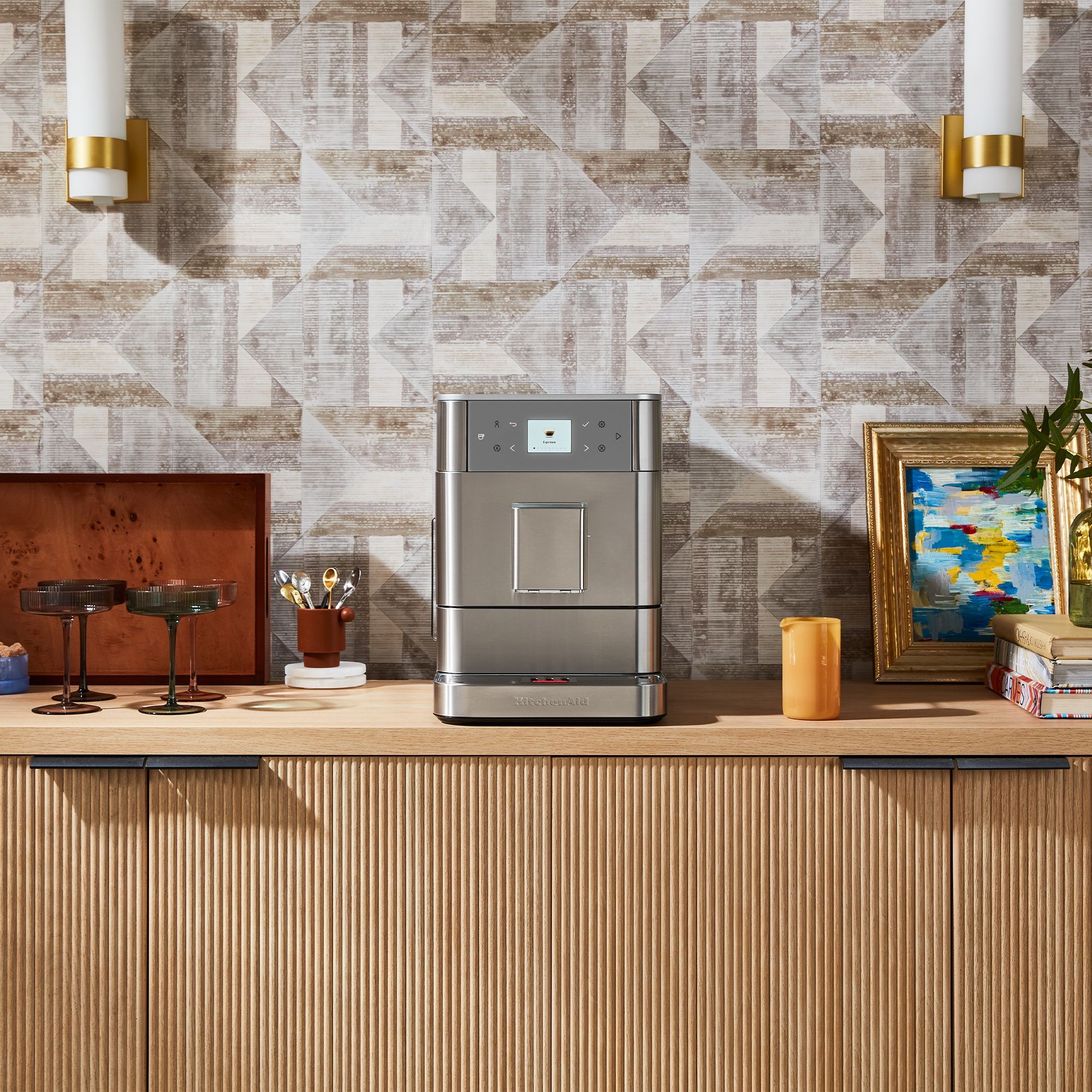 KitchenAid - Kaffeevollautomat KF6 - Edelstahl KitchenAid - Kaffeevollautomat KF6 - Edelstahl