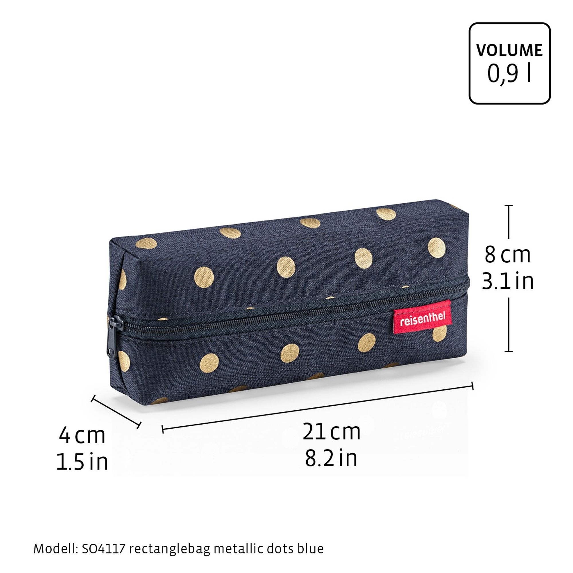 reisenthel - beautycase set # 1 - metallic dots blue reisenthel - beautycase set # 1 - metallic dots blue
