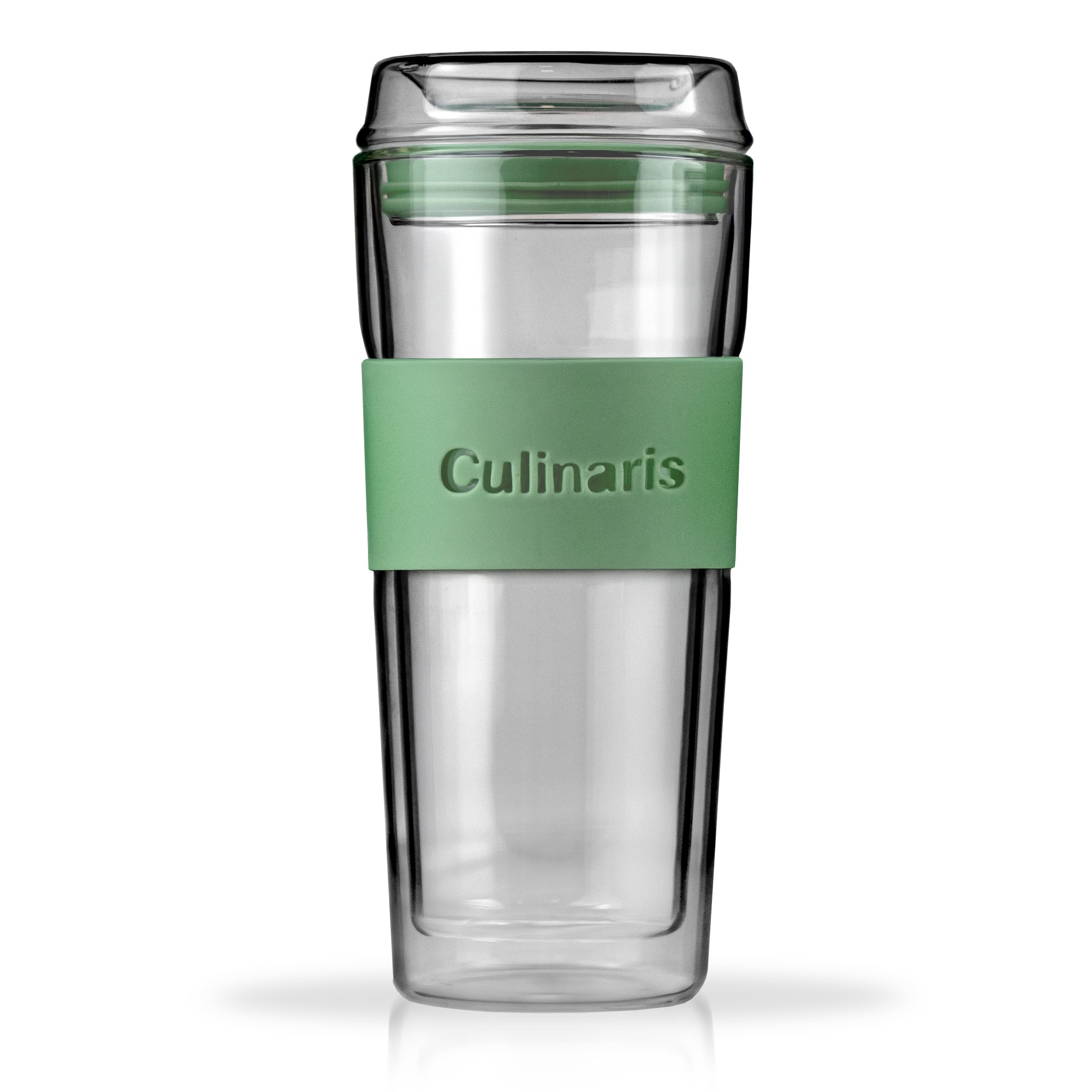 Glass mug - portare - 420 ml - mint | Culinaris Glass mug - portare - 420 ml - mint | Culinaris