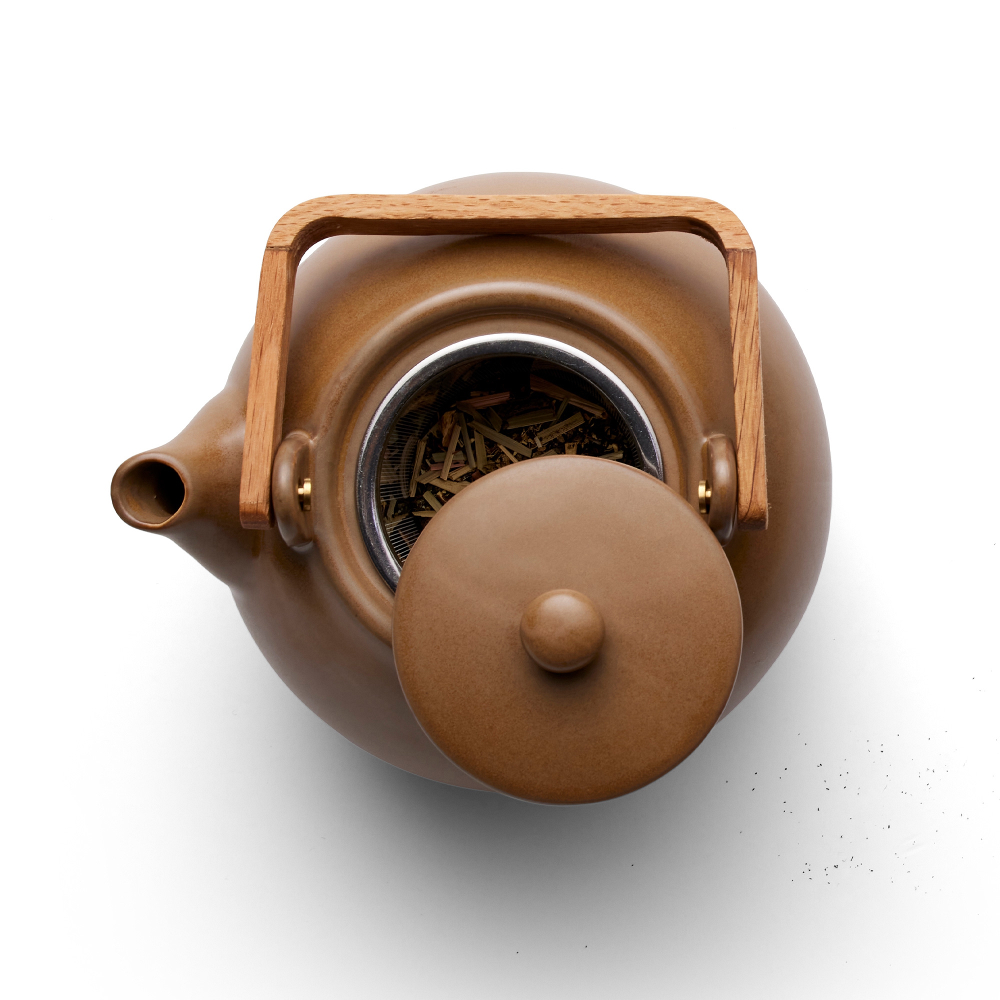 Bitz - Teapot with tea strainer - 1.2 L -  Wood