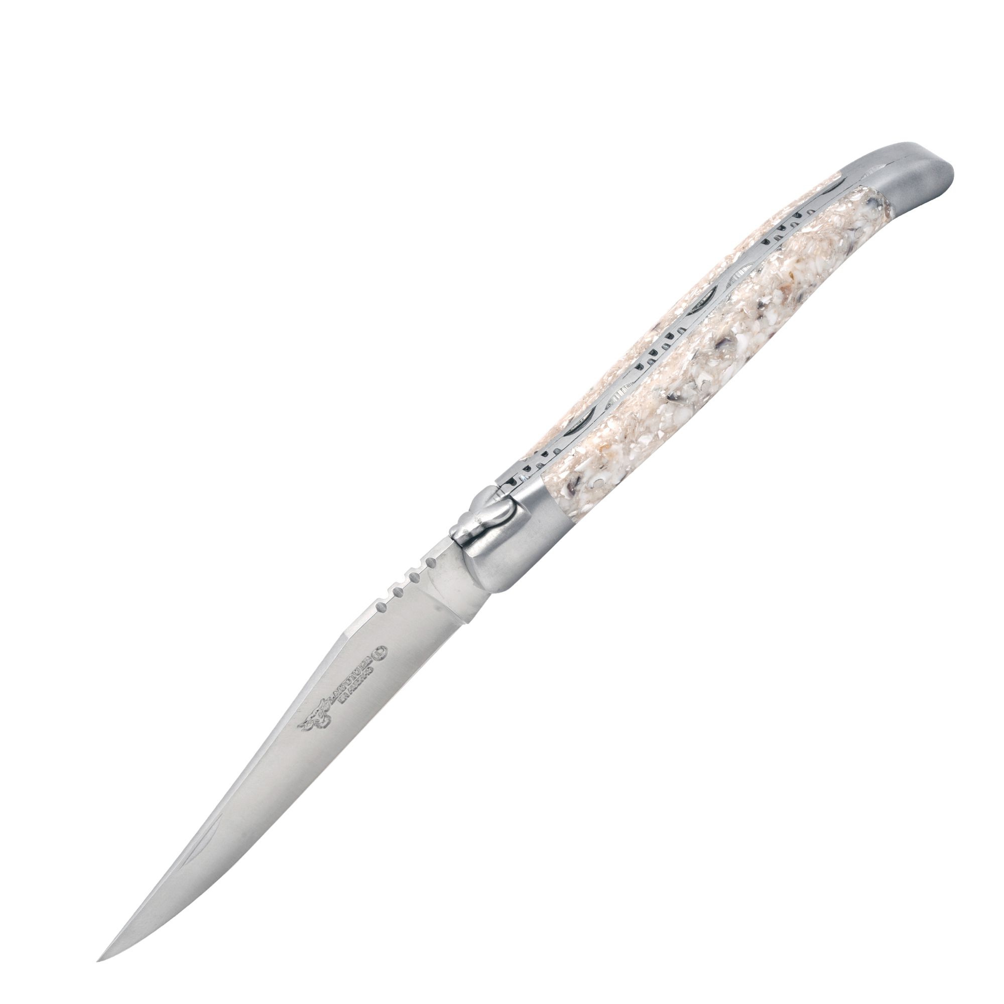 Laguiole - Folding/Pocket Knife Forged Oyster Shell