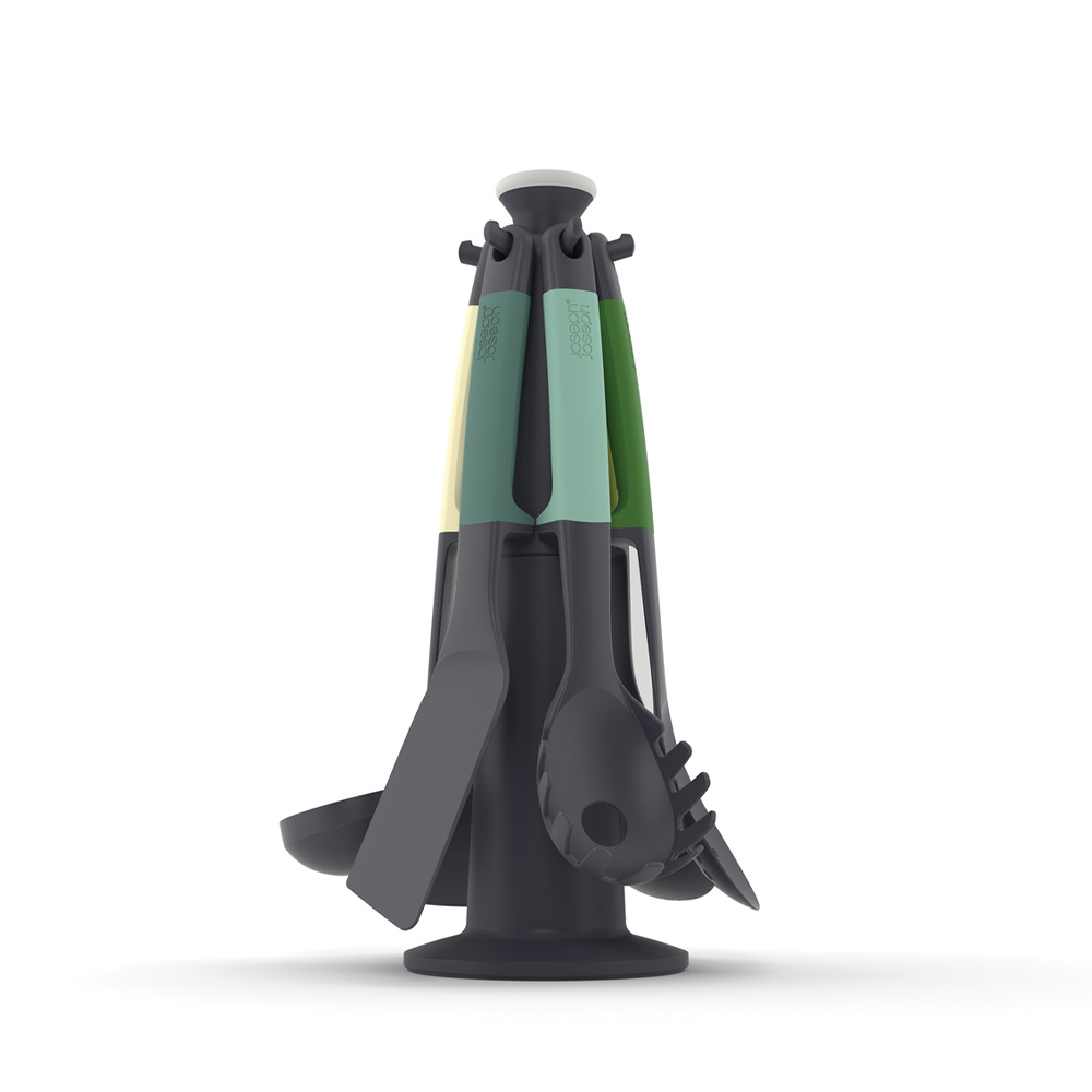 Joseph Joseph - 6-piece kitchen utensil carousel - Opal Joseph Joseph - 6-piece kitchen utensil carousel - Opal