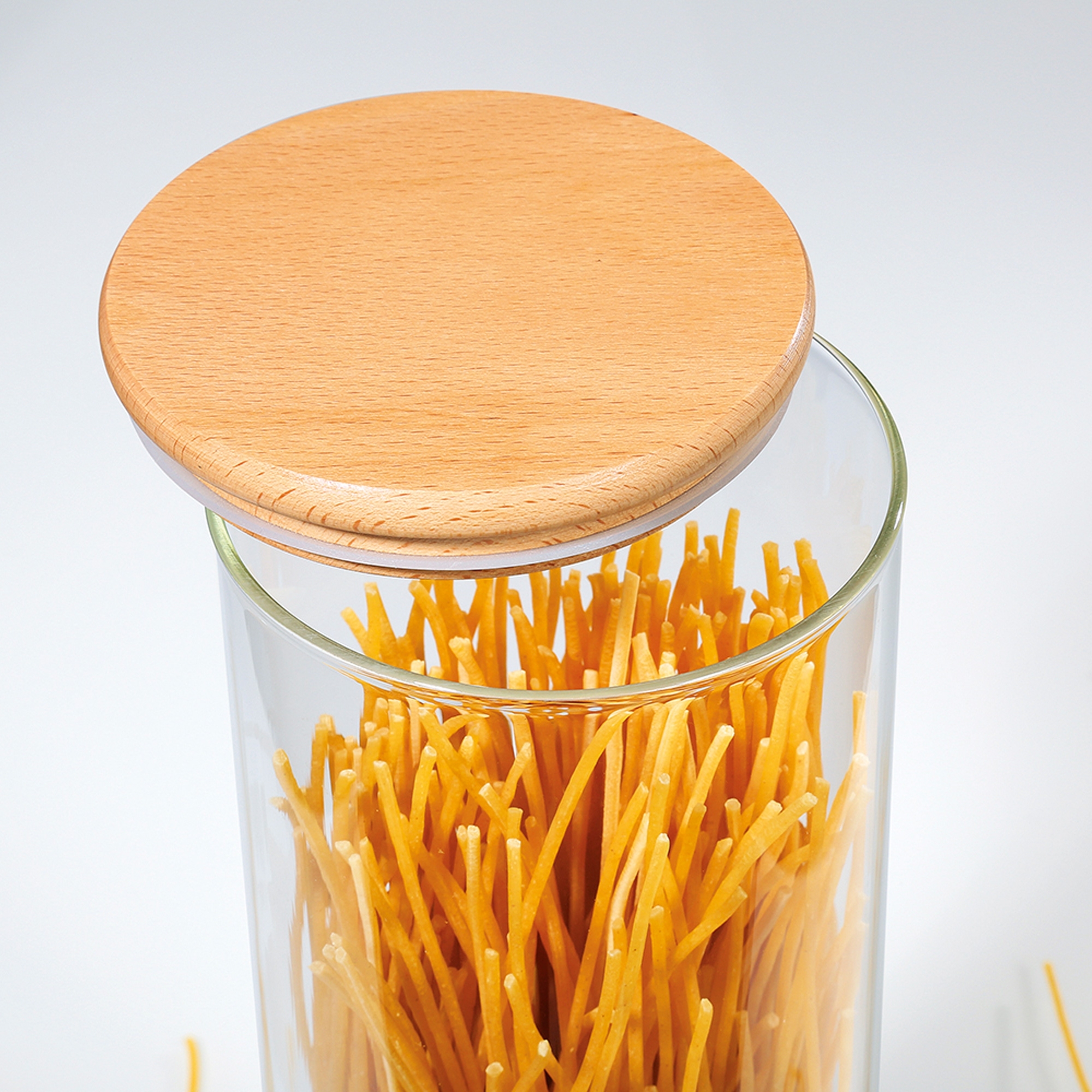 Zassenhaus - Vorratsglas mit Holzdeckel - 2000 ml