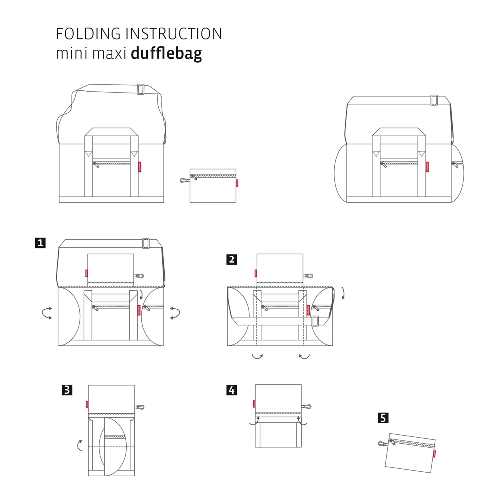 reisenthel - mini maxi dufflebag - coral reisenthel - mini maxi dufflebag - coral