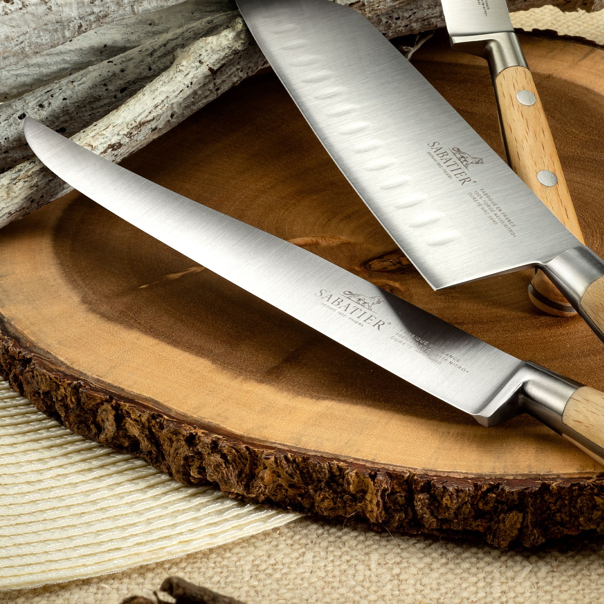Sabatier - Yatagan Tranchiermesser 20 cm - IDÉAL BROCÉLIANDE