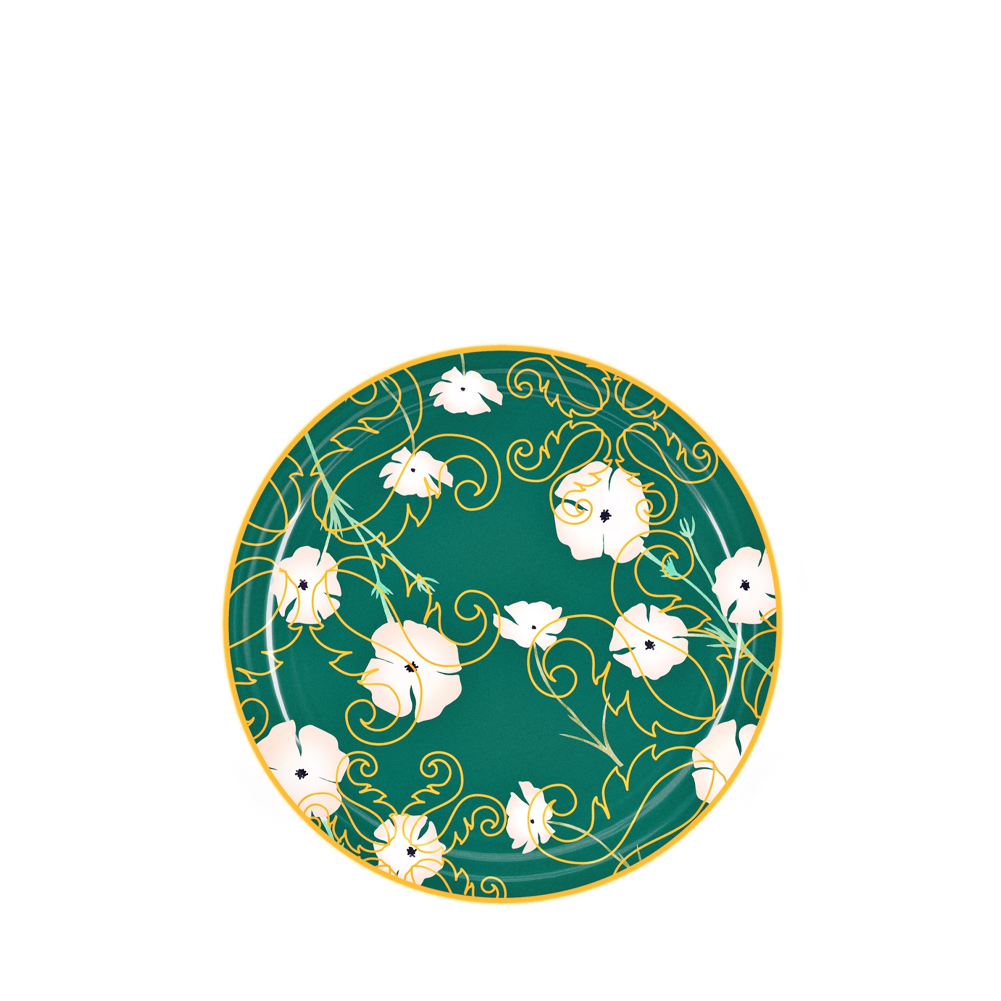 Guzzini - Flat plate 'Fusion' - Emerald