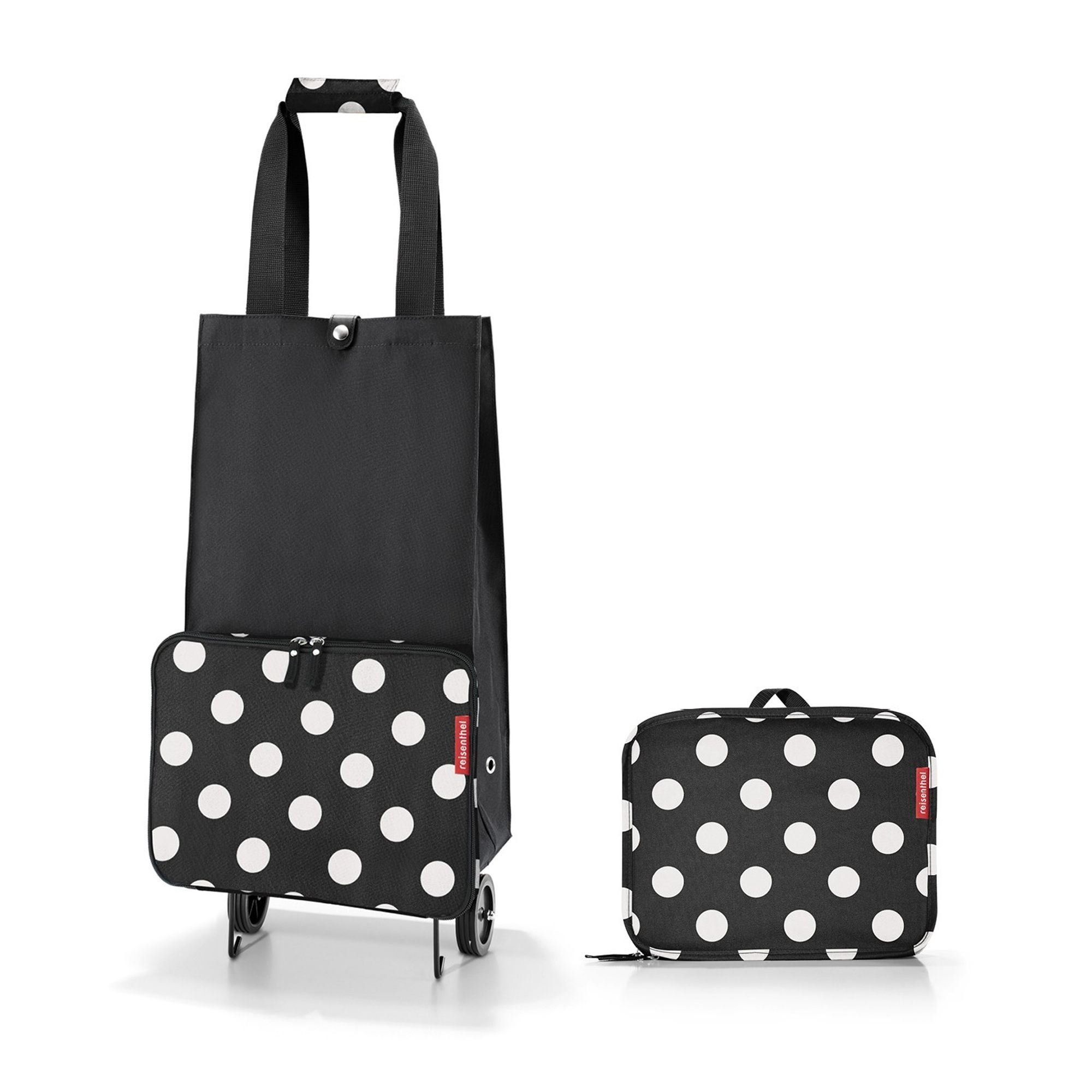 reisenthel - foldabletrolley - dots white reisenthel - foldabletrolley - dots white