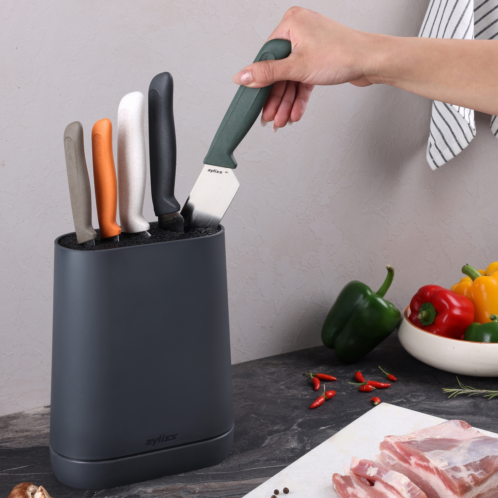 Zyliss - Universal Knife Block Set | 6-piece
