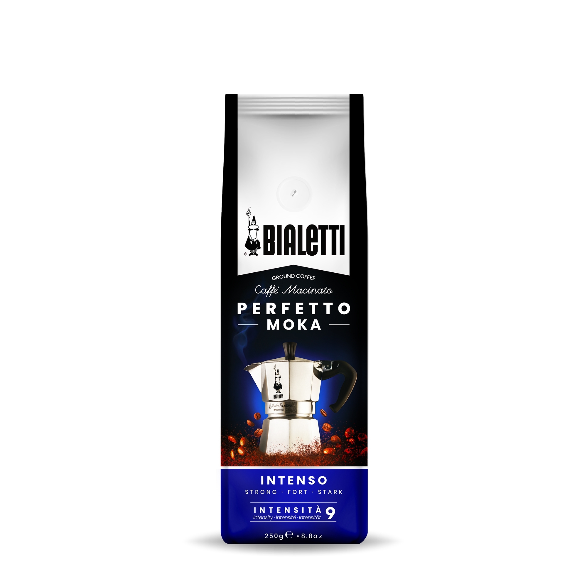 Bialetti - Perfetto Moka Intenso, Kaffee gemahlen 250g