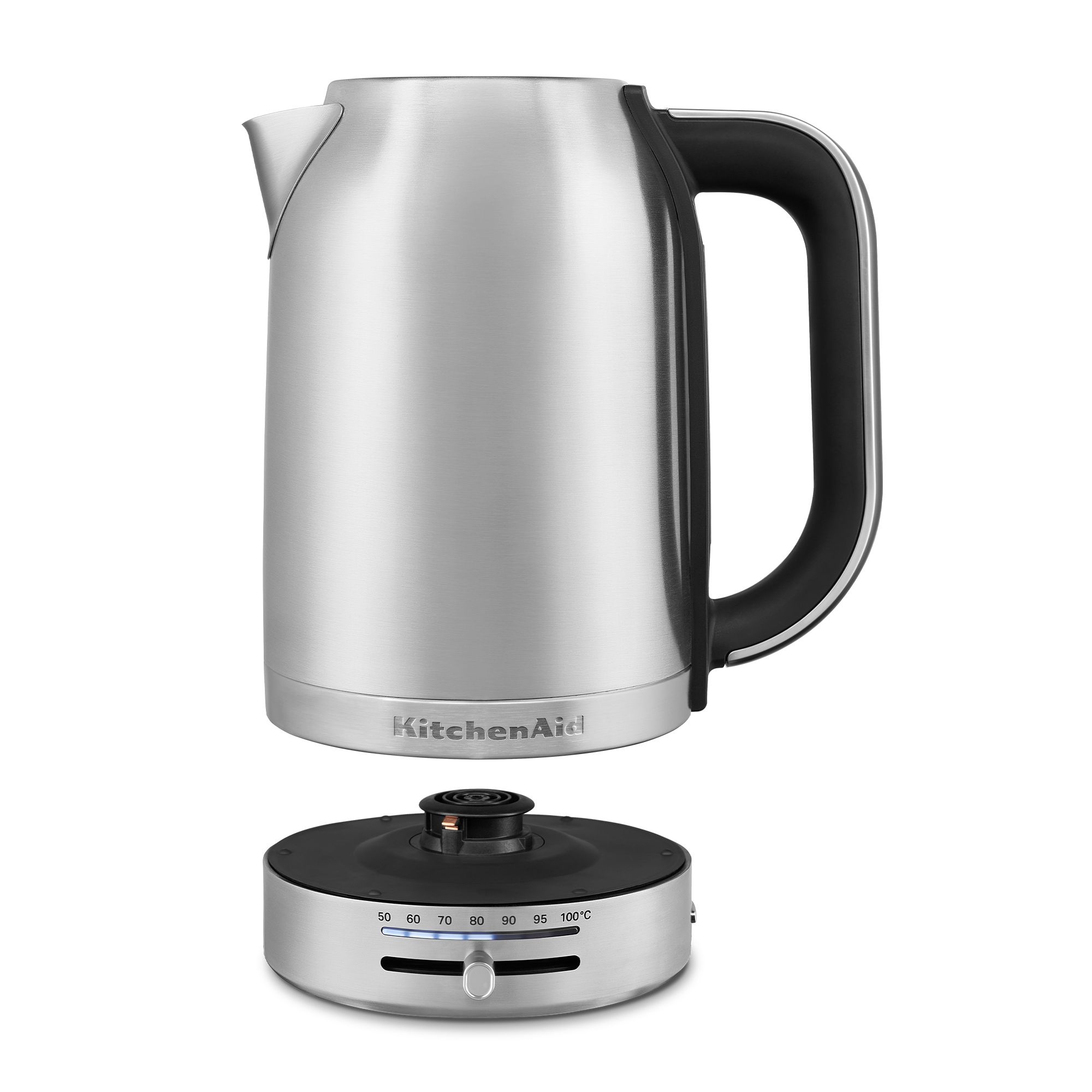 KitchenAid - 5KEK1701 - 1,7L Wasserkocher mit Temperatureinstellung - Edelstahl KitchenAid - 5KEK1701 - 1,7L Wasserkocher mit Temperatureinstellung - Edelstahl